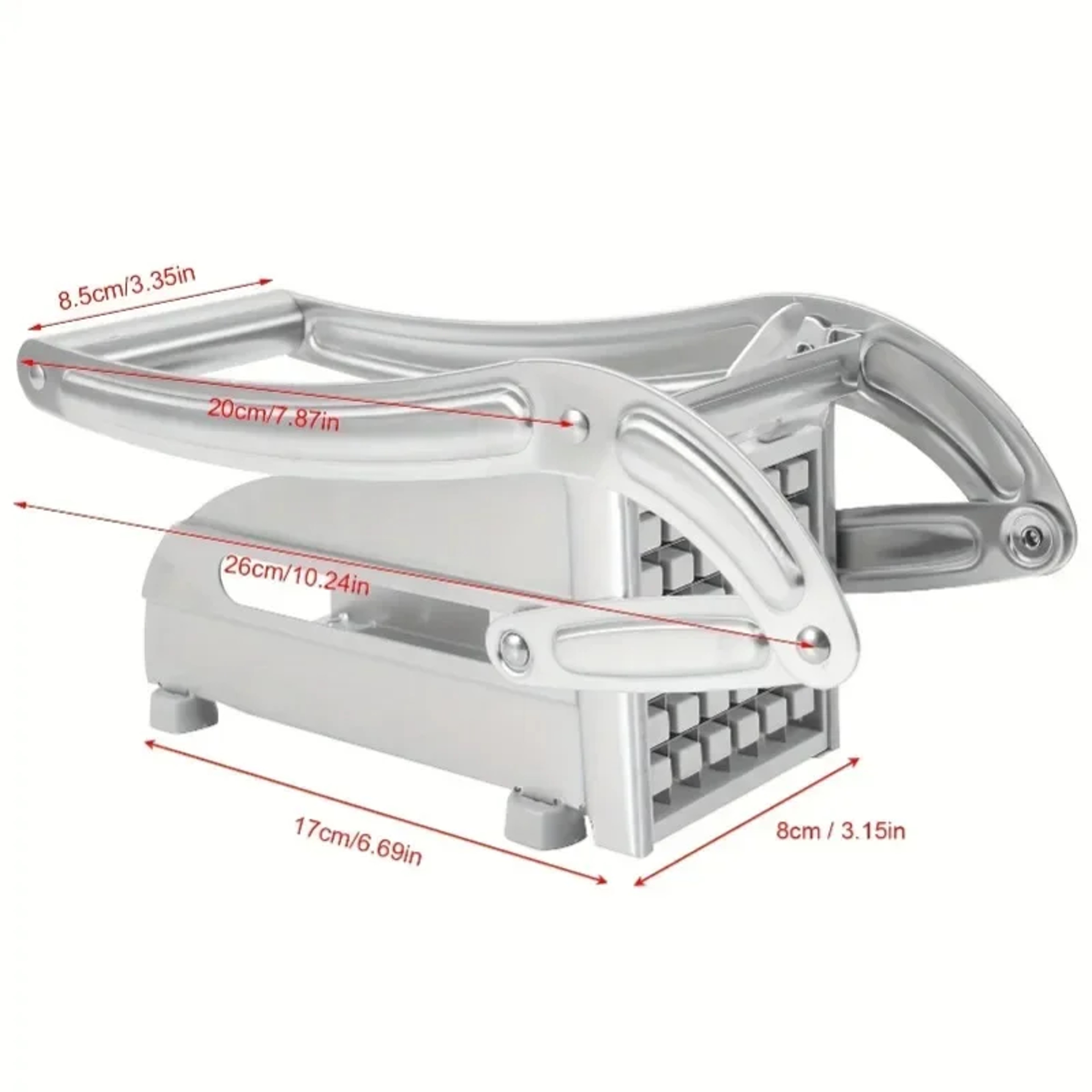 Stainless Steel Potato Cutter & Vegetable Cutter for Perfect Fries and Fresh Veggie Slices – view 6