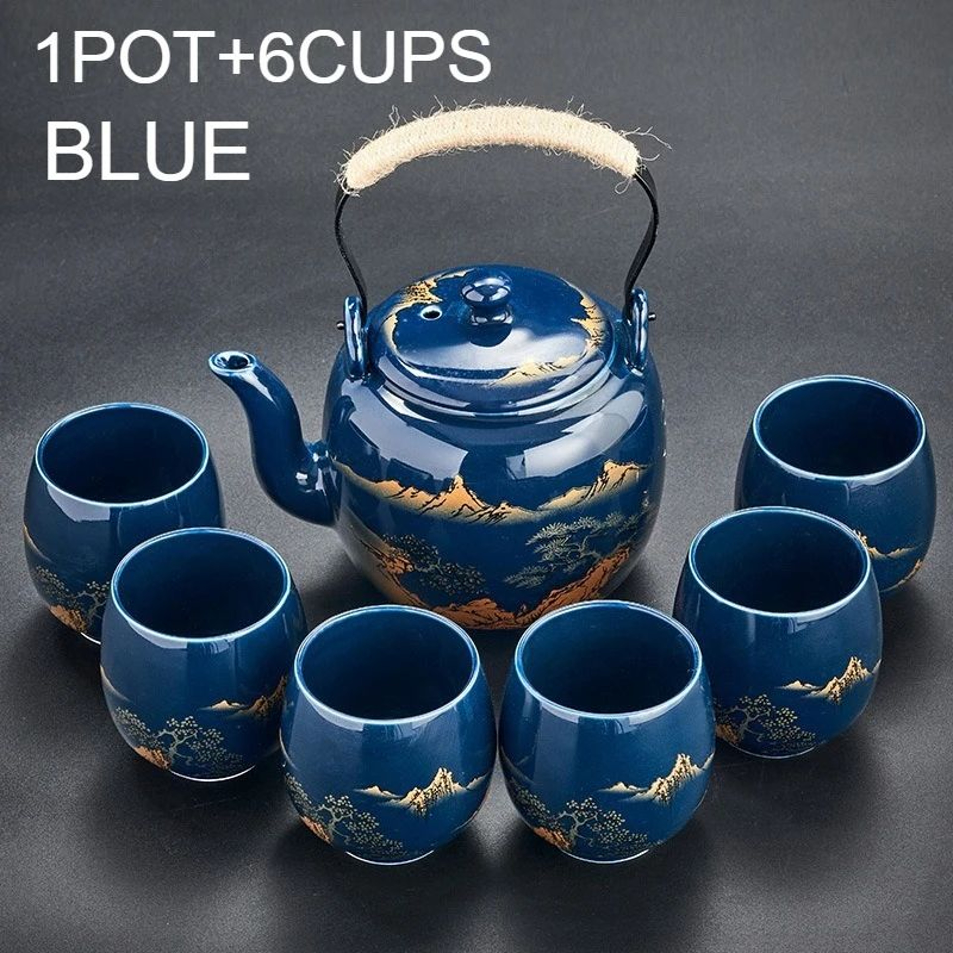 Premium Porcelain Tea Set – Handcrafted Ceramic Teapot & Cups, Elegant & Durable – view 5