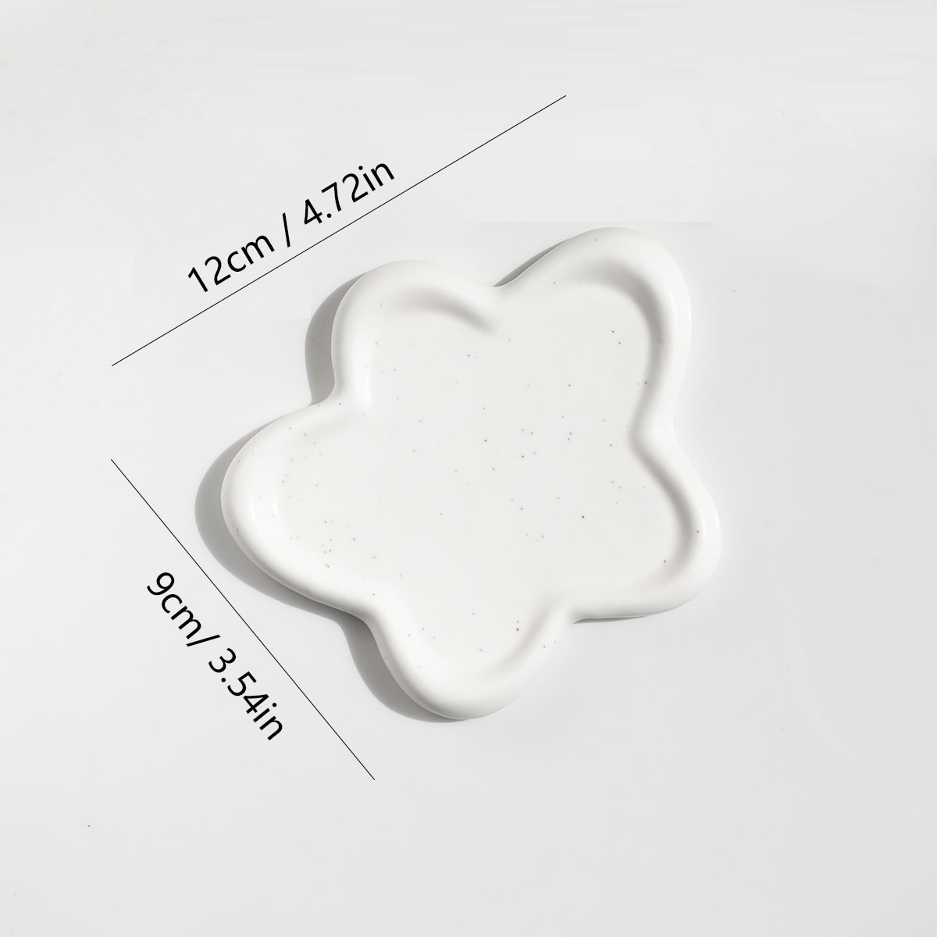 Ceramic Jewelry Dish for Women, Elegant Jewelry Tray Trinket Dish, Cloud Tray for Rings, Watches Keys, Perfect Christmas – view 8