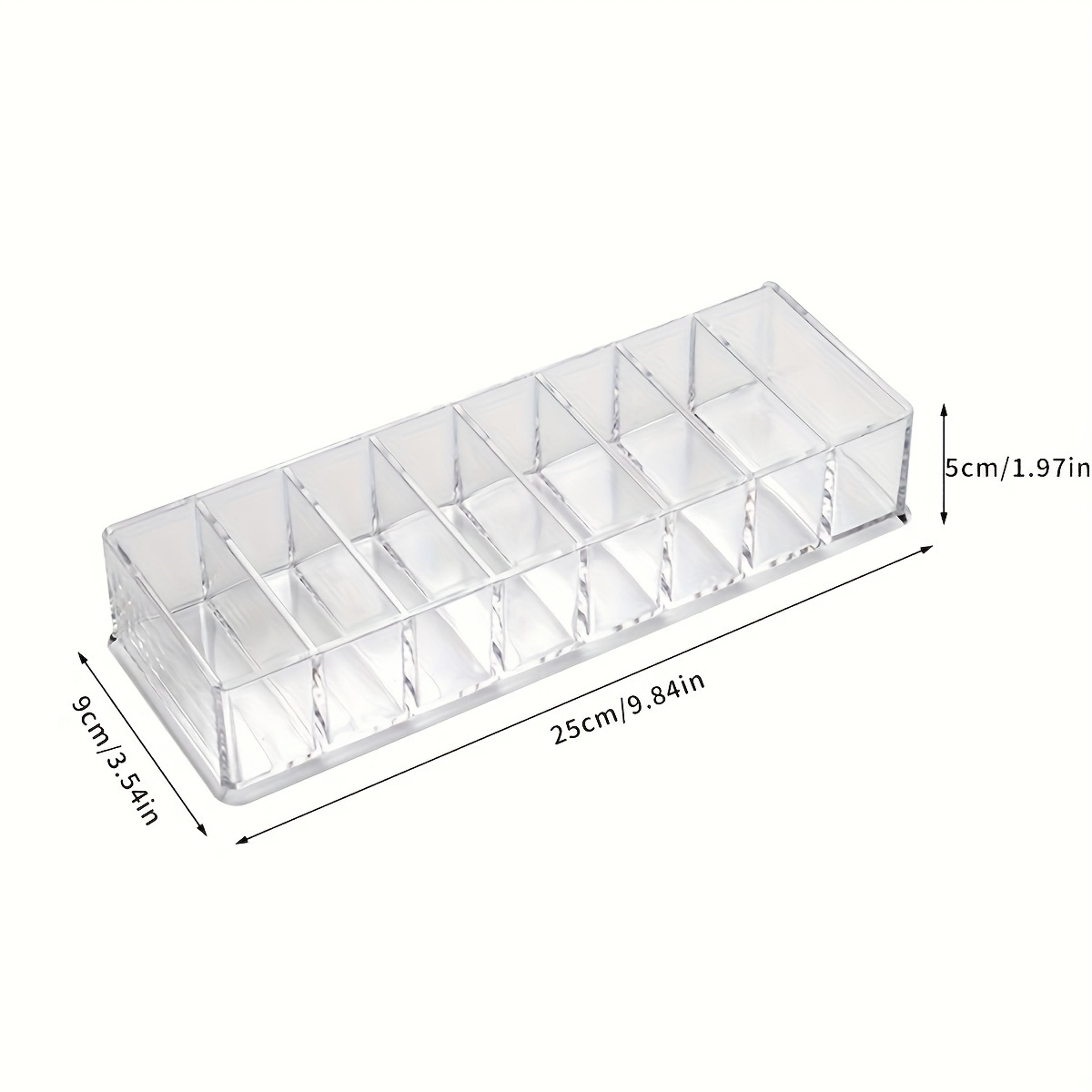 Acrylic Nail Polish Organizer, Clear Display Rack for Cosmetic Storage, Durable & Easy to Clean Nail Studio Props – view 6