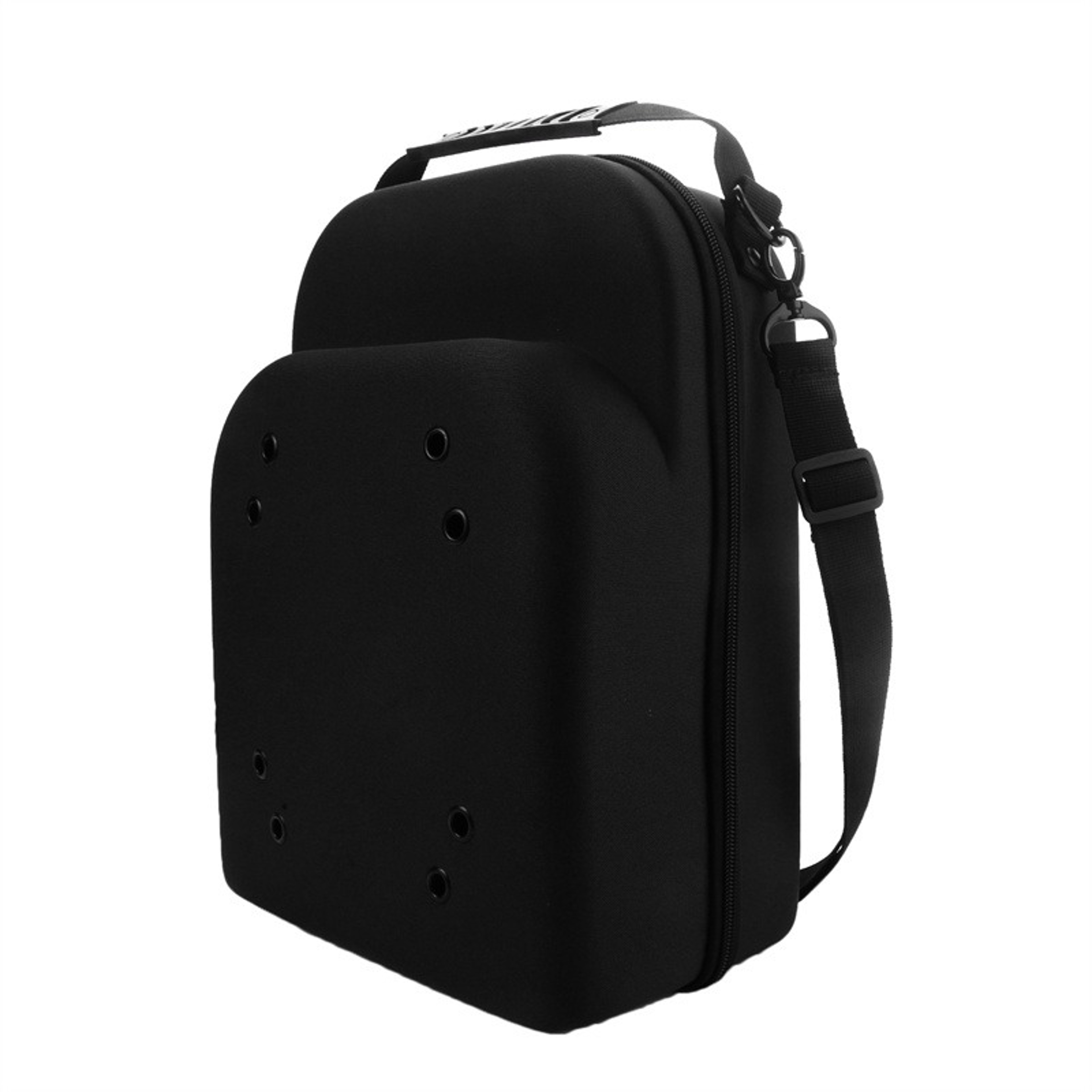 Hard Shell Hat Travel Case, Portable Outdoor Baseball Cap Carrier, Protective Storage Box for Caps with Handle – view 7