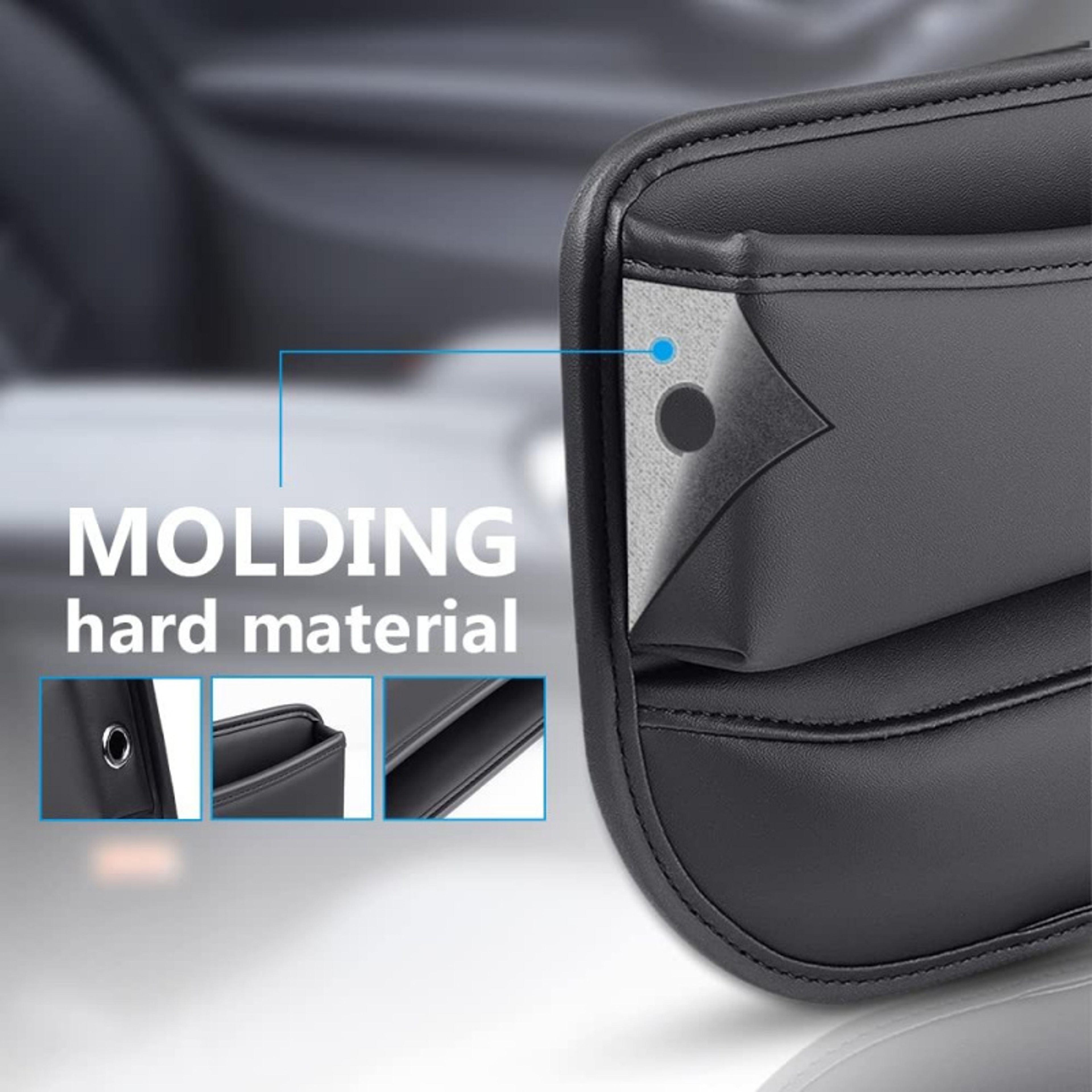 Multi Functional Car Seat Gap Filler Bag Cup Holder Premium Storage Organizer For Cars 3