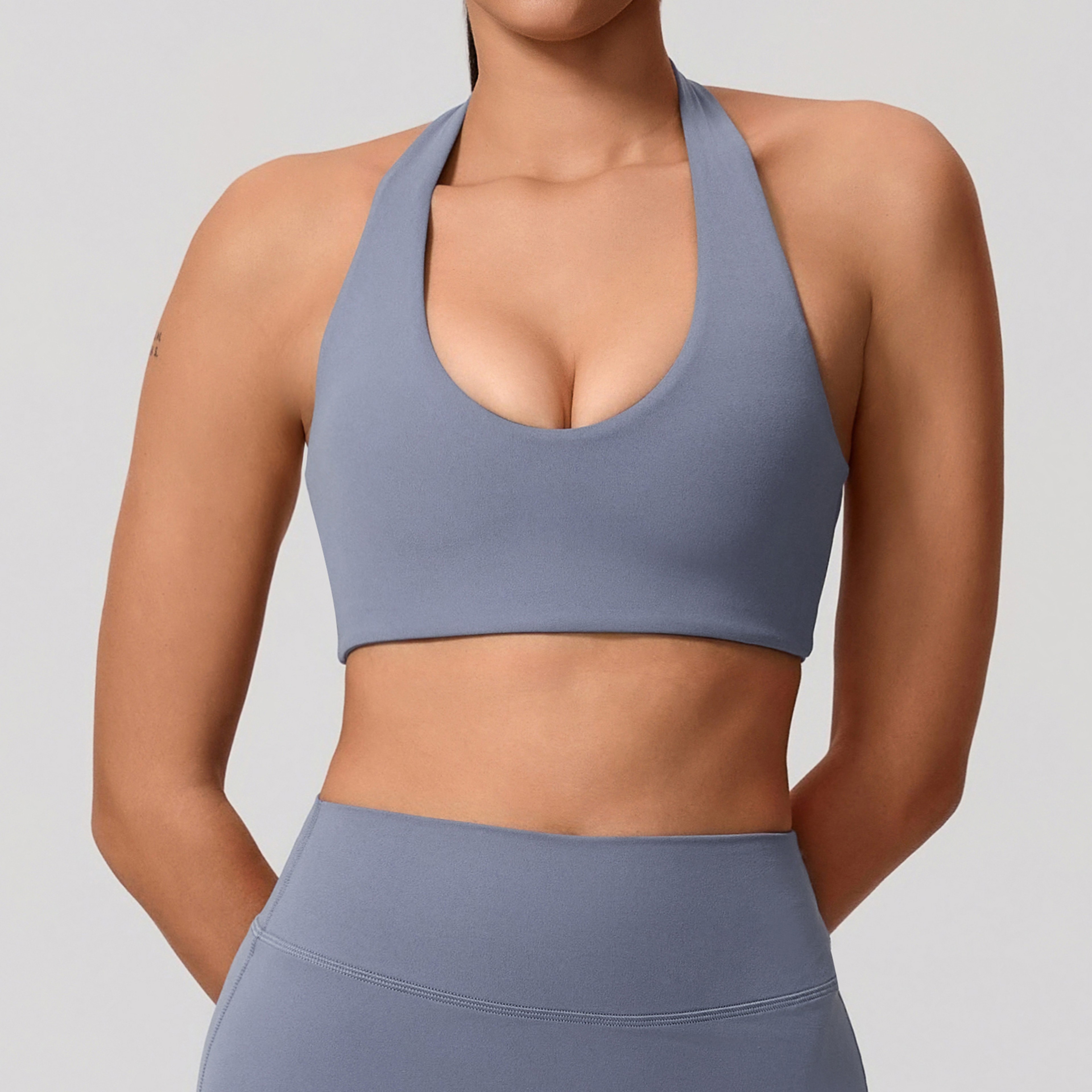 FlexLift Backless Sports Bra For Women Breathable Push Up Yoga And Workout Top 4