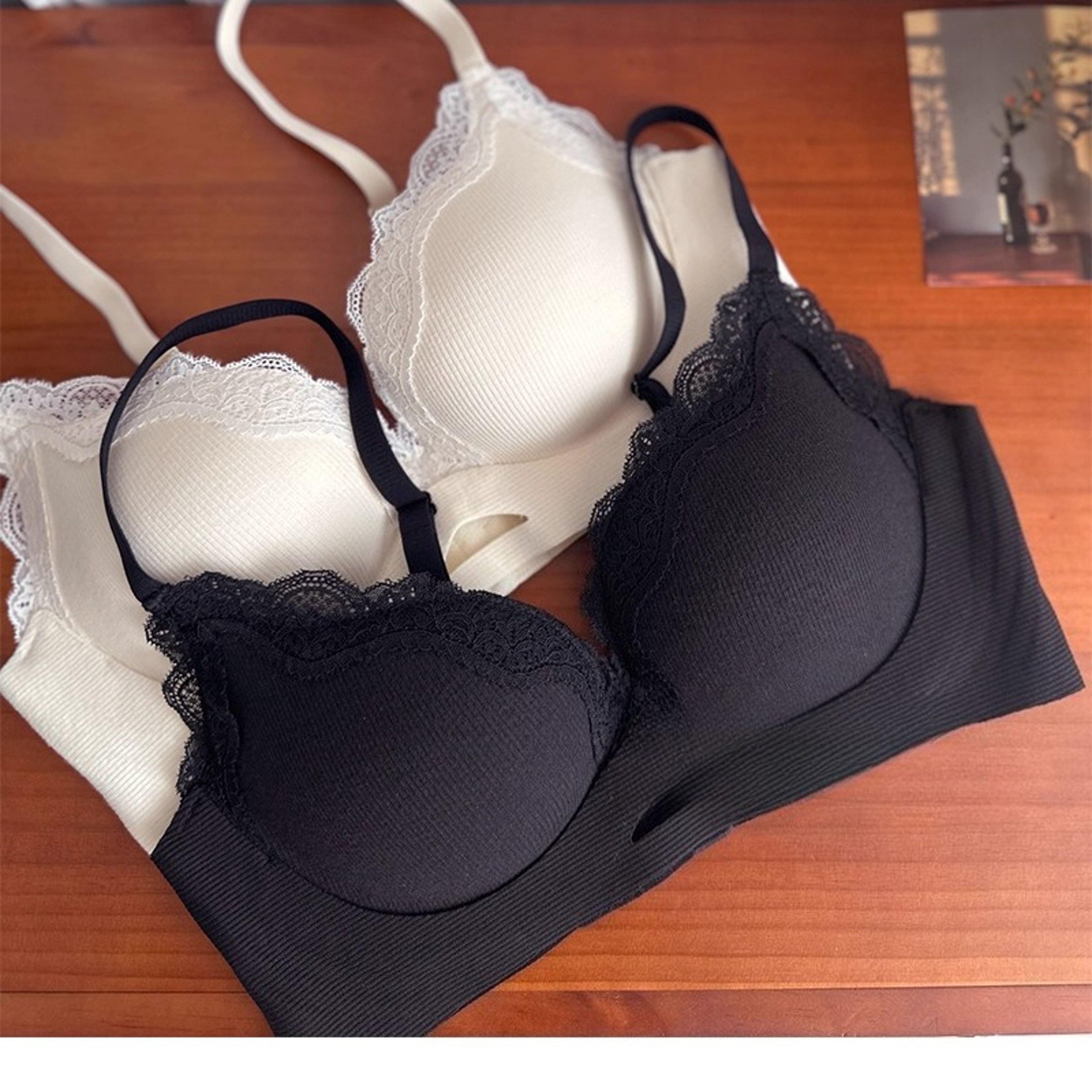 LaceLift Wireless Push Up Bra for Small Bust Support and Smooth Side Coverage – view 3