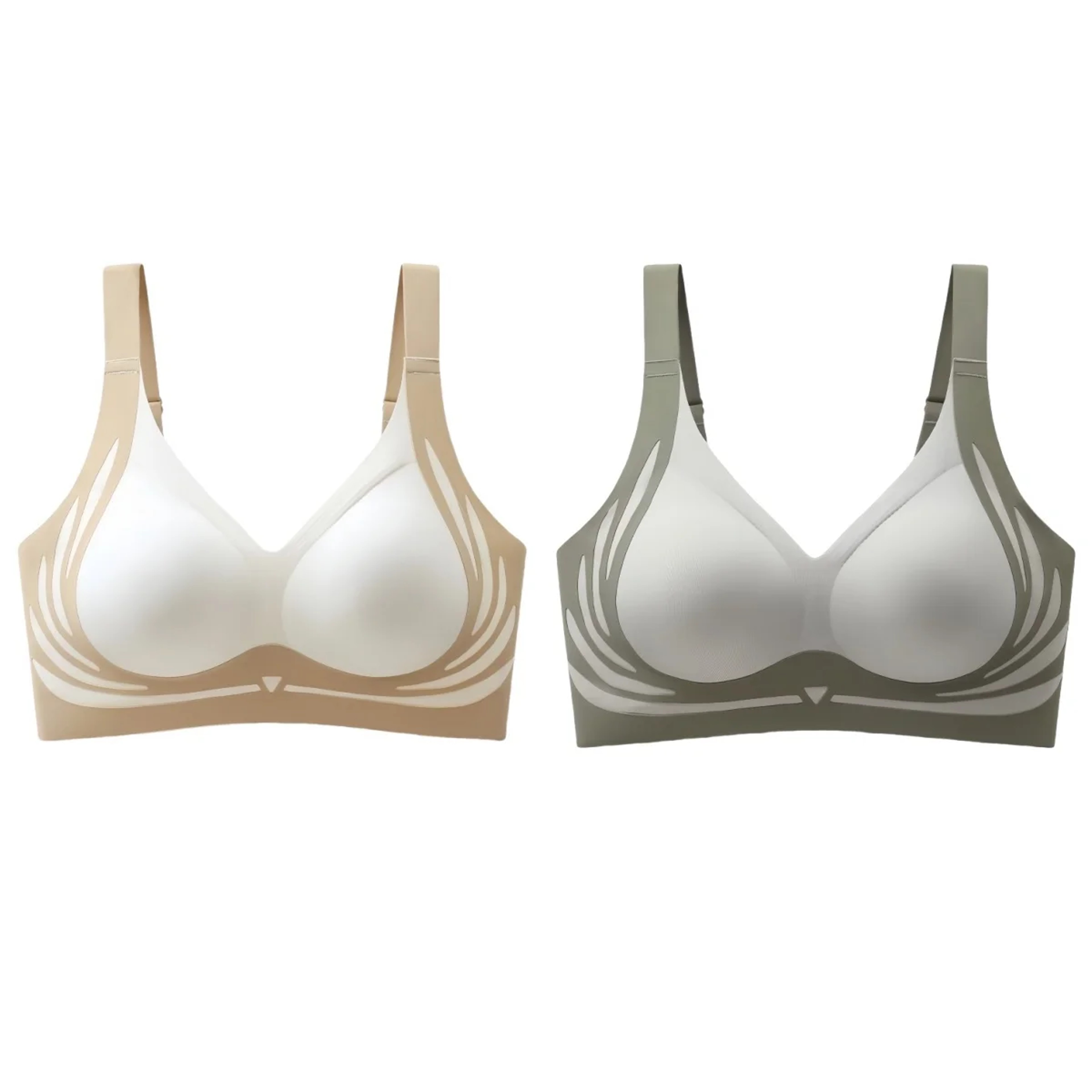 ComfortLift Wireless Push Up Bra for Women Seamless Side Support Plus Size Comfort Bra – view 8
