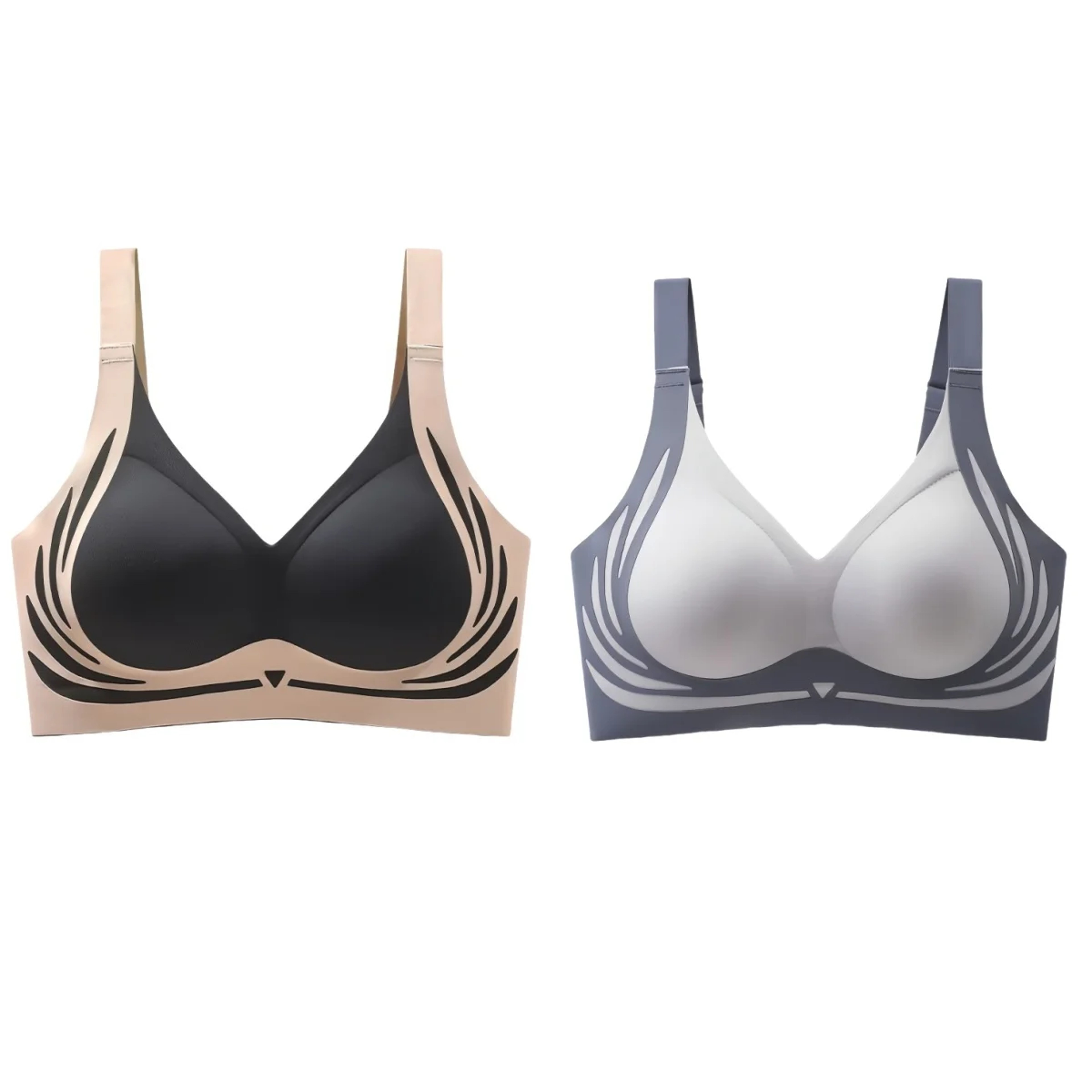 ComfortLift Wireless Push Up Bra for Women Seamless Side Support Plus Size Comfort Bra – view 12