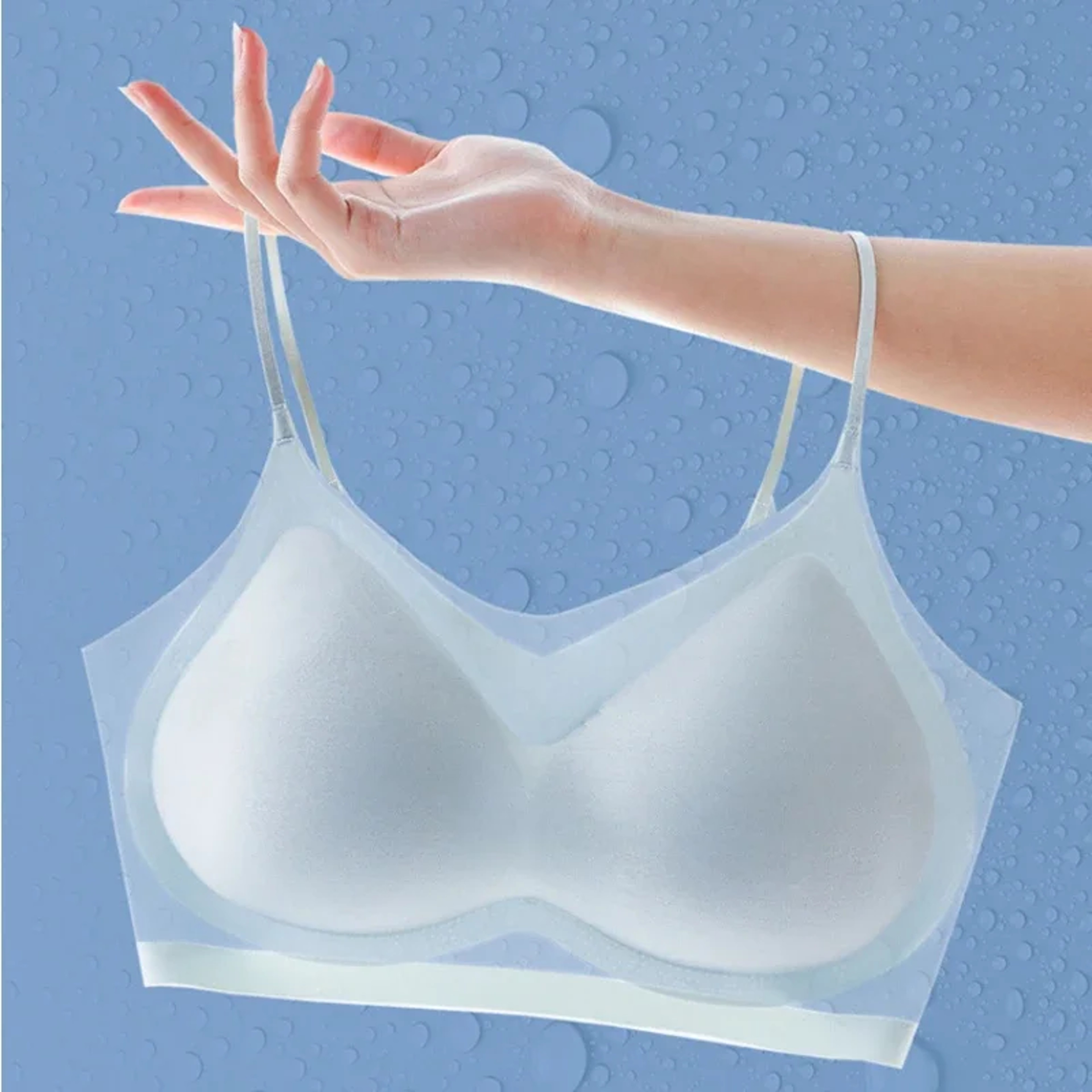 SilkAir Invisible Comfort Bra – Seamless Bra with Breathable Ice Silk Support – view 1