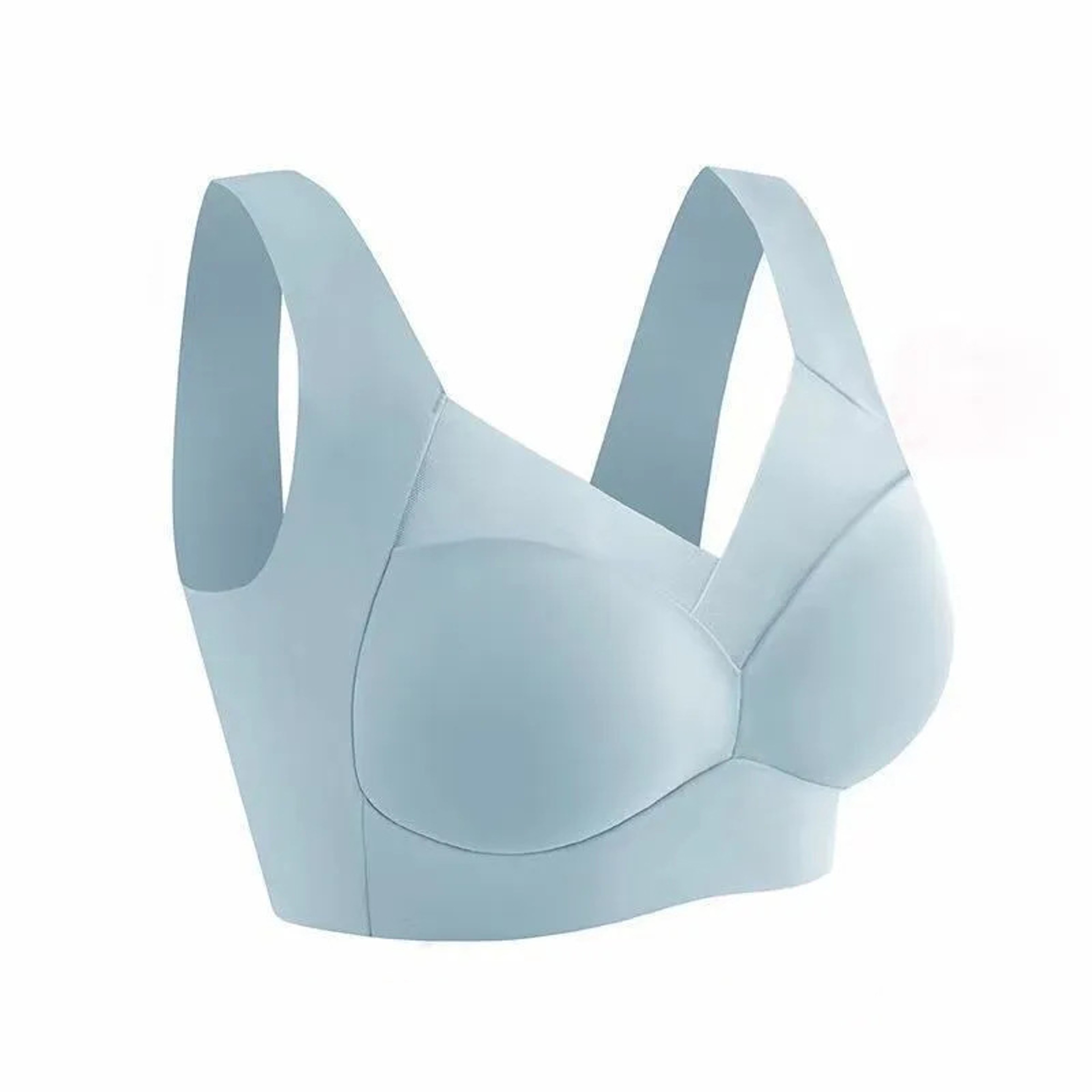 Plus Size Seamless Backless Bralette Support Bra with Anti Sag Comfort – view 10