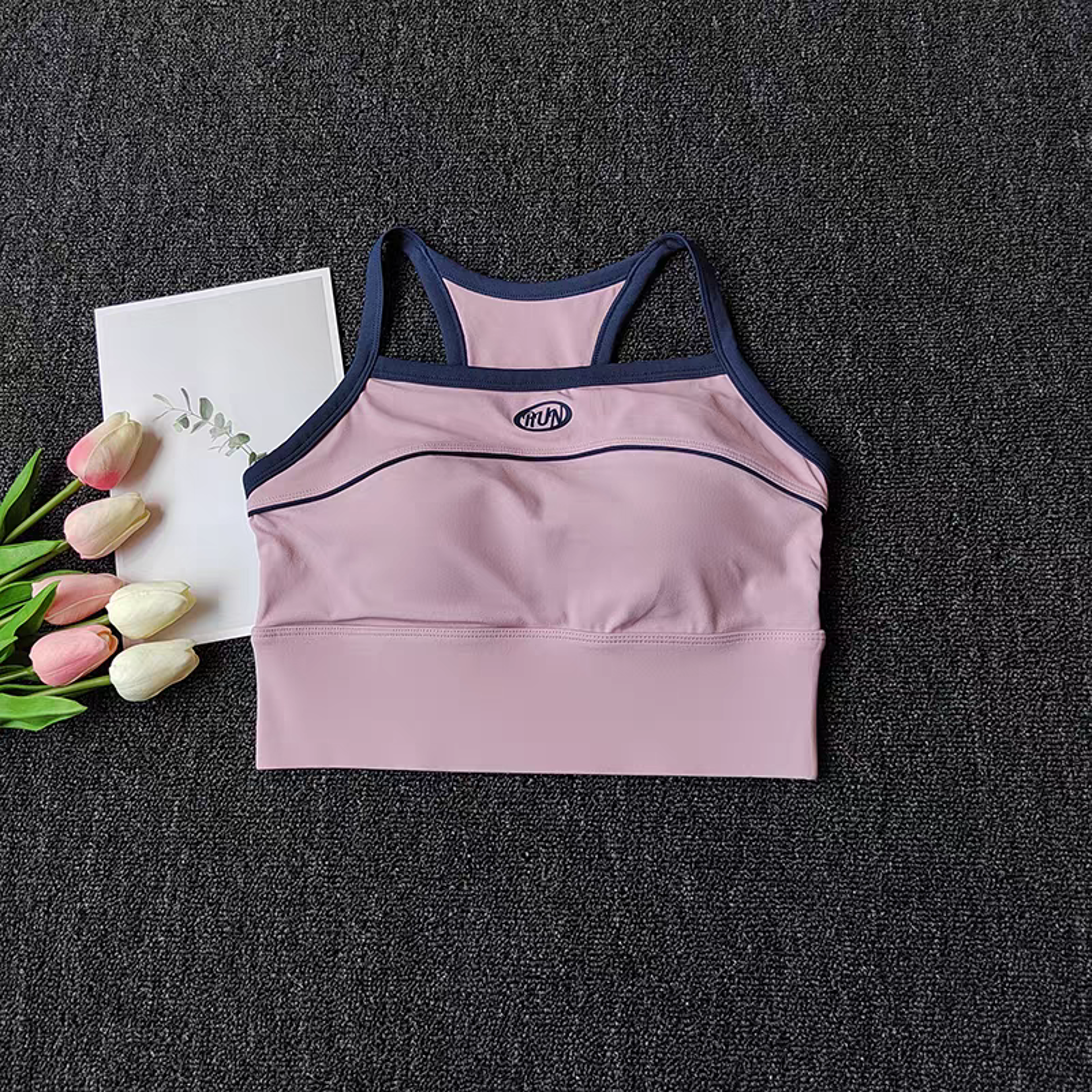 Womens Seamless Yoga Bra Crop Top Supportive Tube Sports Bralette For Workout  Streetwear 7
