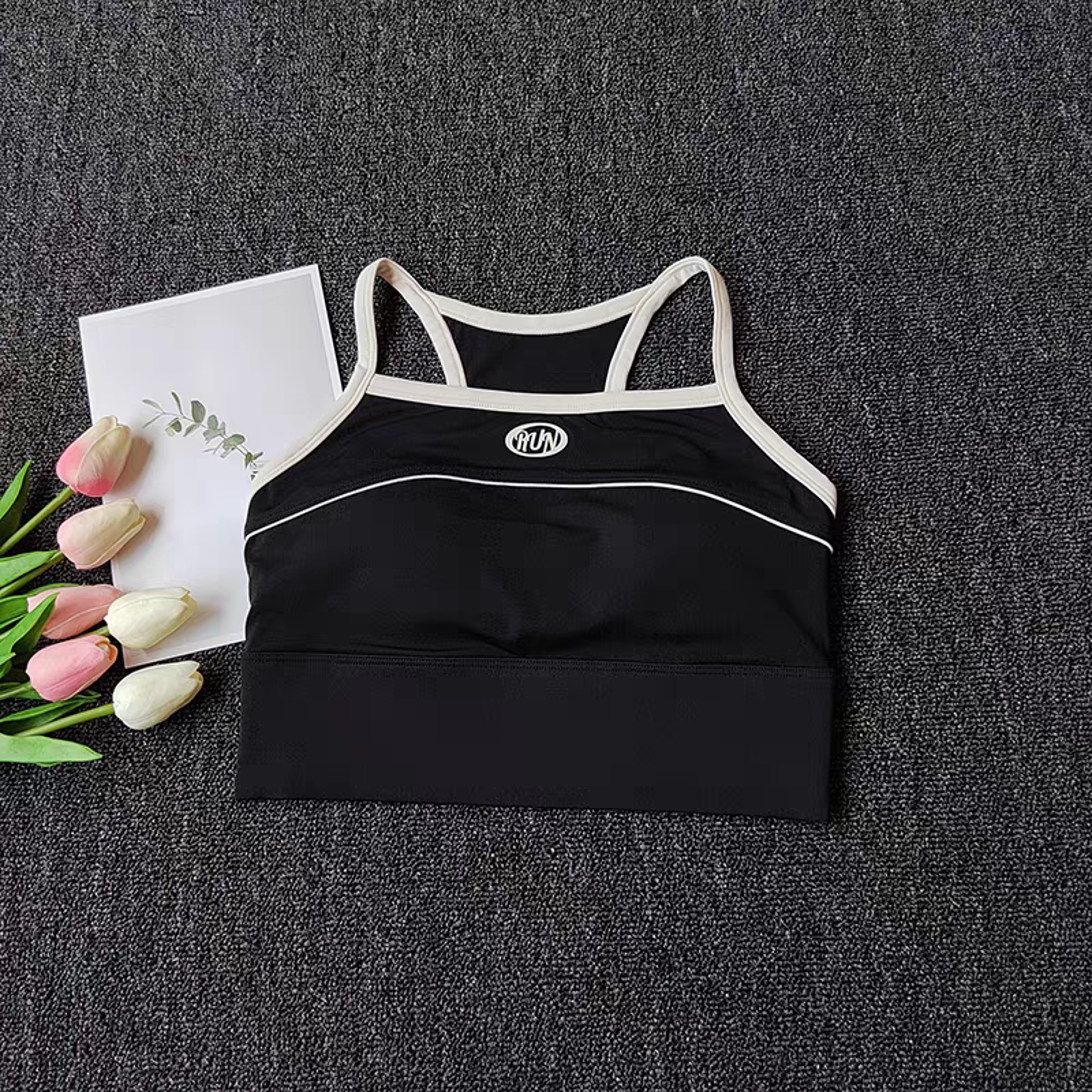 Womens Seamless Yoga Bra Crop Top Supportive Tube Sports Bralette For Workout  Streetwear 9