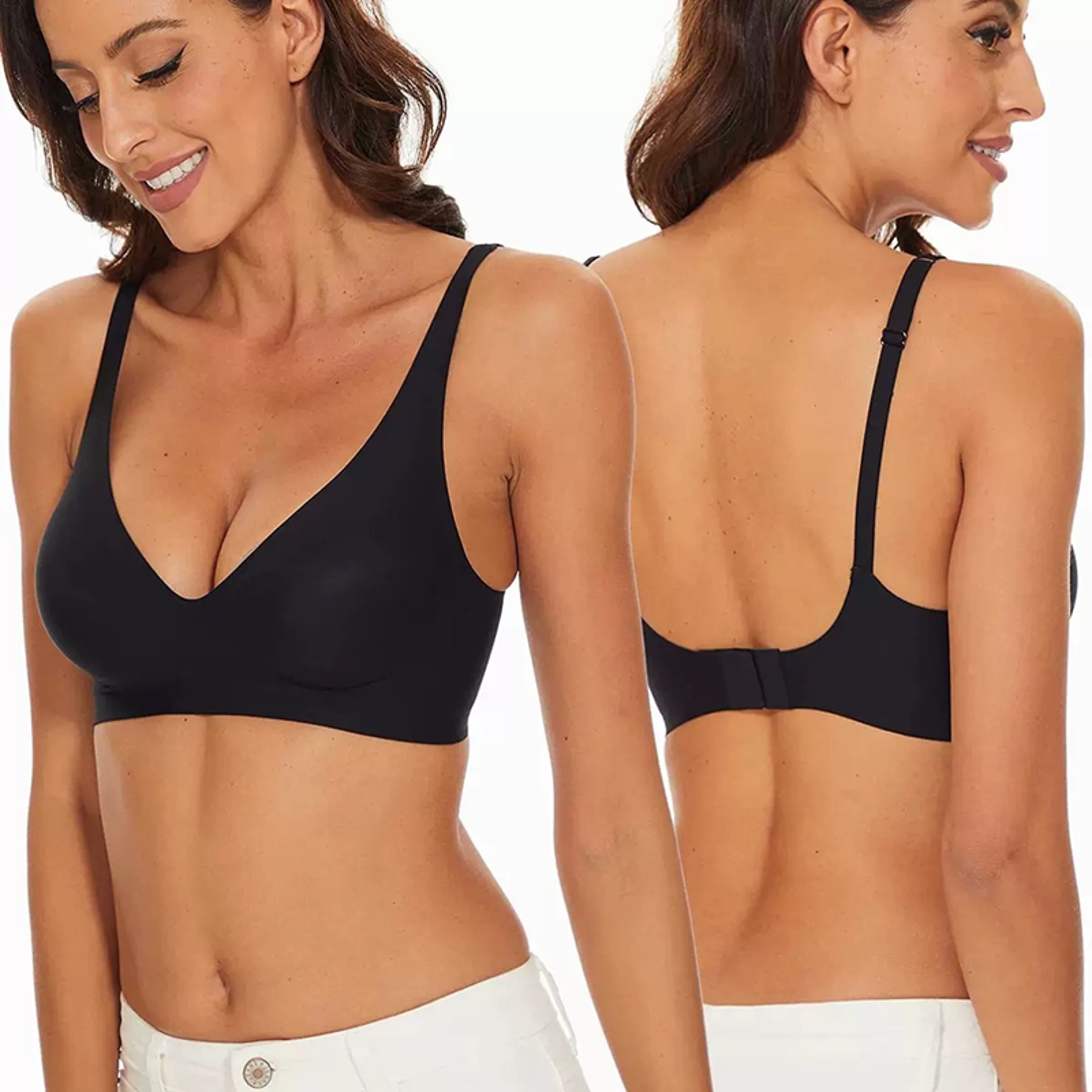 ComfortLift Seamless Wireless Bra For Women  Supportive Sports Bralette With BackSmoothing Fit 1