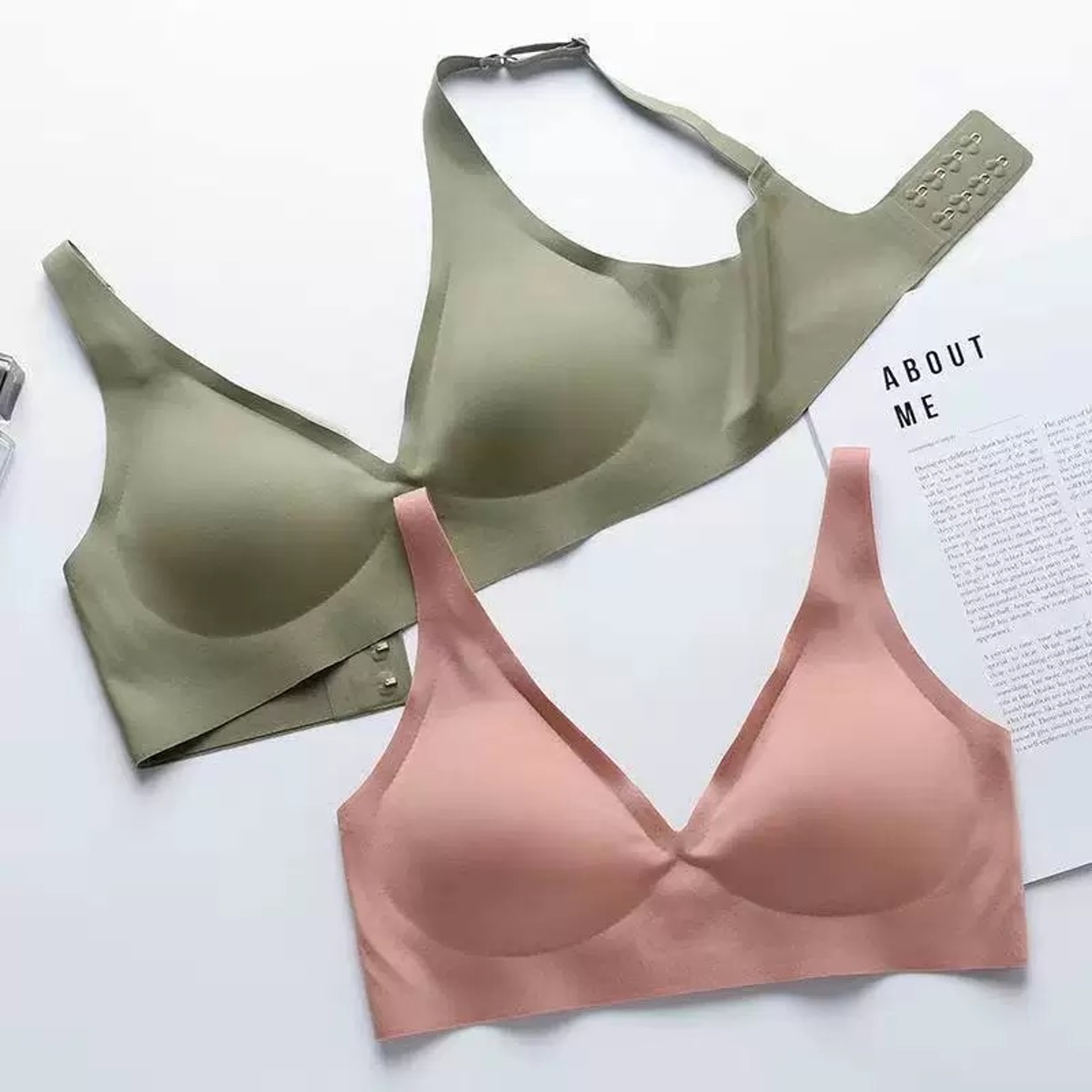ComfortLift Seamless Wireless Bra For Women  Supportive Sports Bralette With BackSmoothing Fit 4