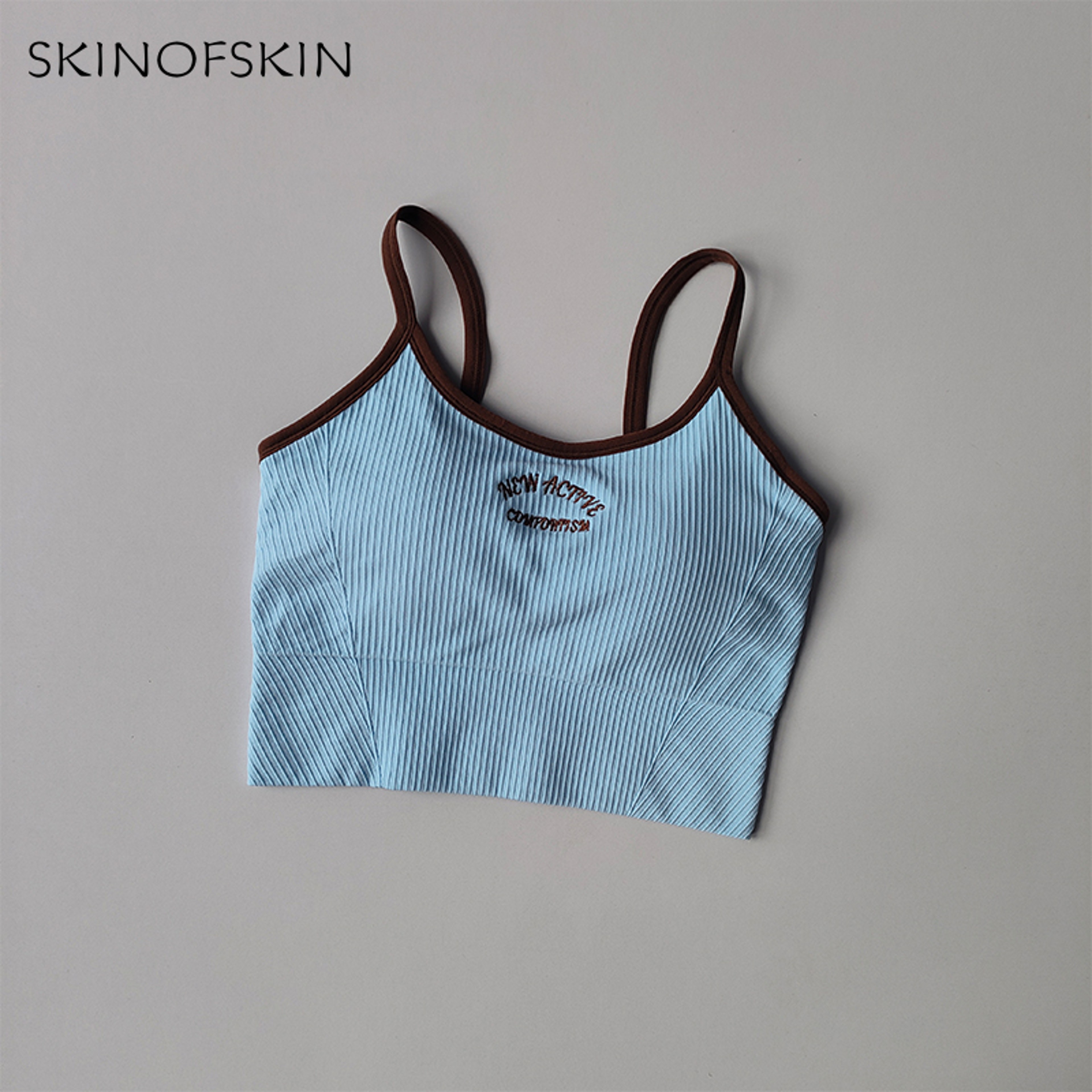 Premium Color Block Sports Bra for Women – Supportive Fitness & Running Yoga Bra – view 8