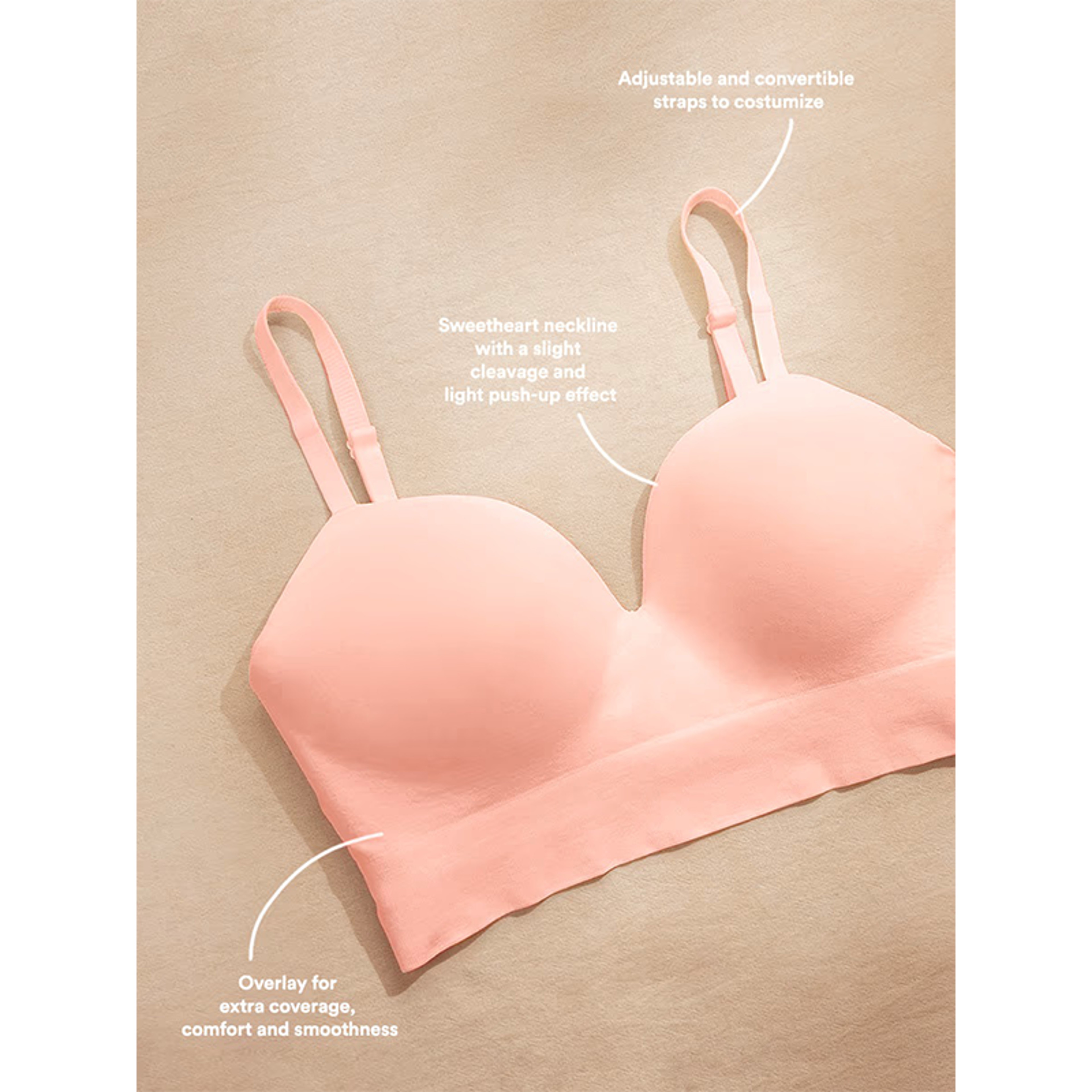CurveLift Seamless Plus Size Wireless Bra With Full Support And Natural Shaping 9