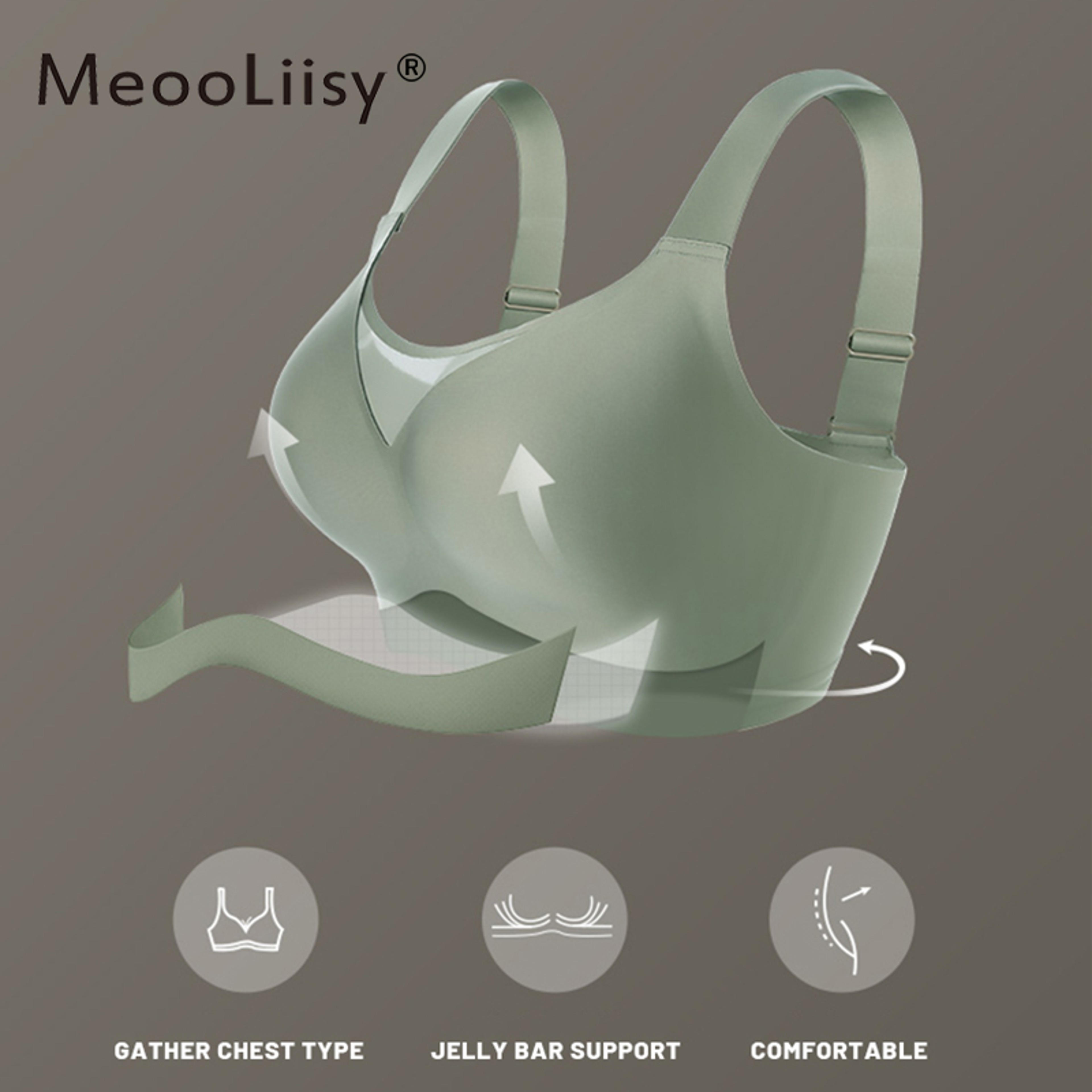 Plus Size Wireless Seamless Minimizer Bra Tube Top – Comfortable Support C–F Cups – view 4