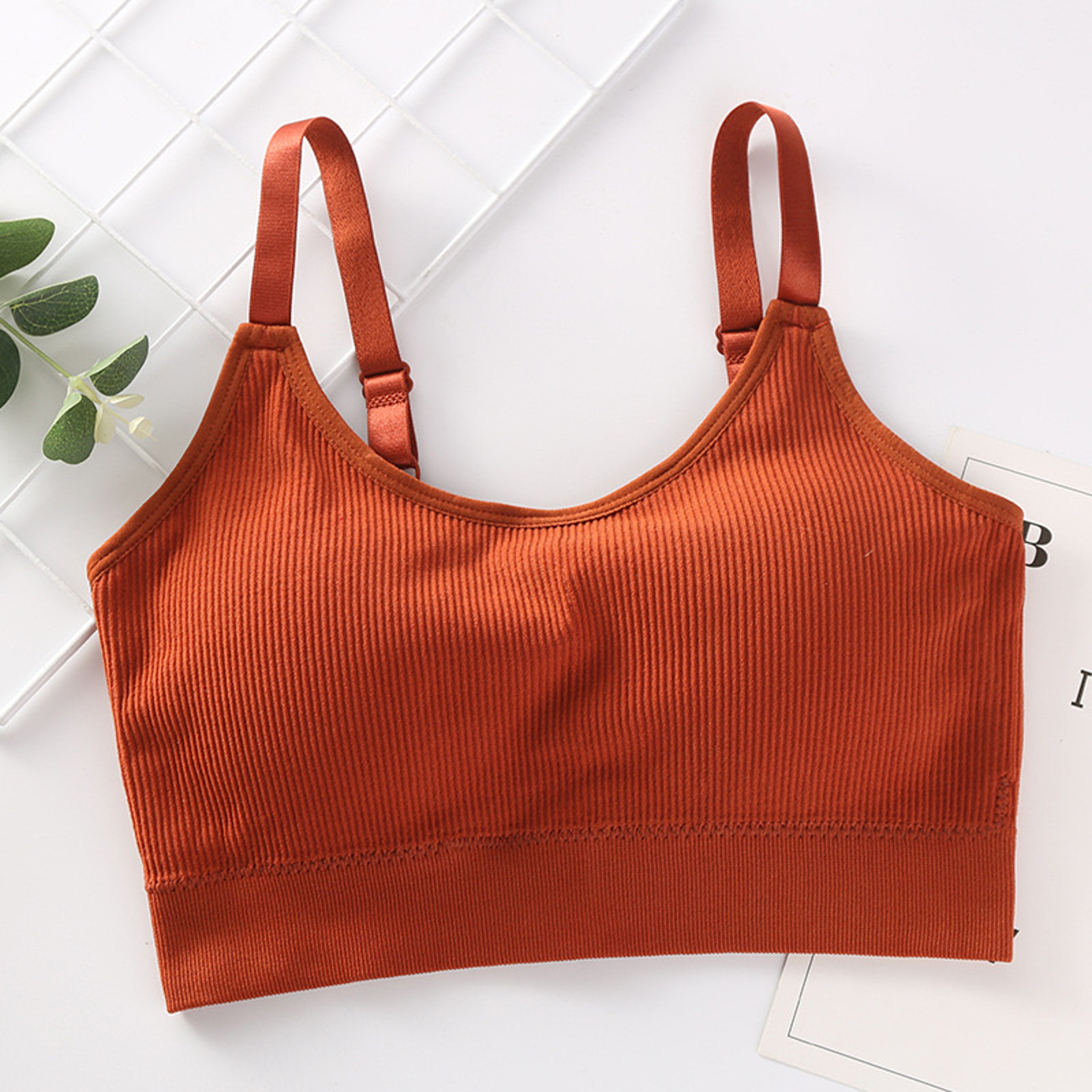ComfortFit Seamless Full Cup Breathable Bralette Wire Free Sports Bra For Women 10