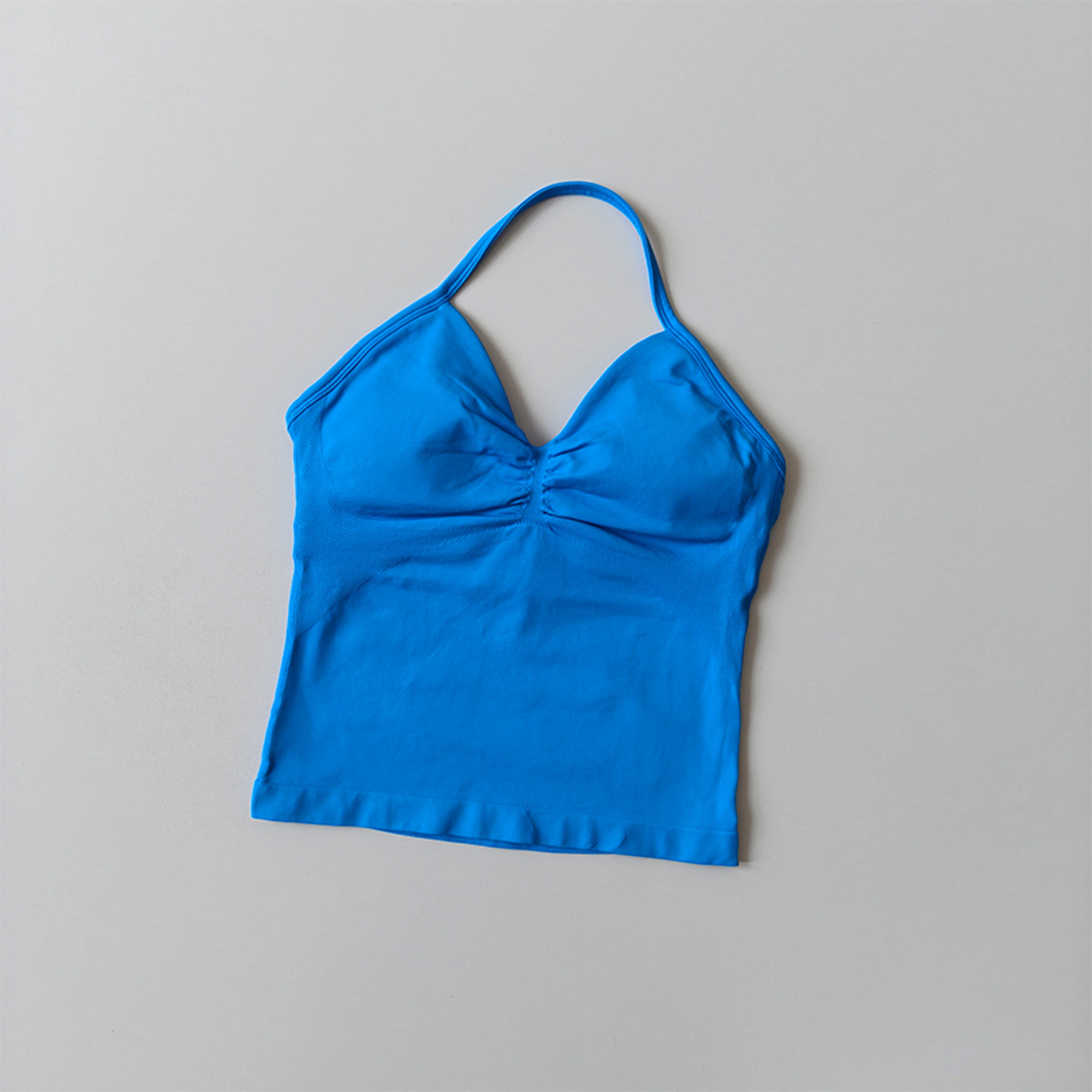 FlexLift Seamless Backless Yoga Tank with Built-In Bra – view 8