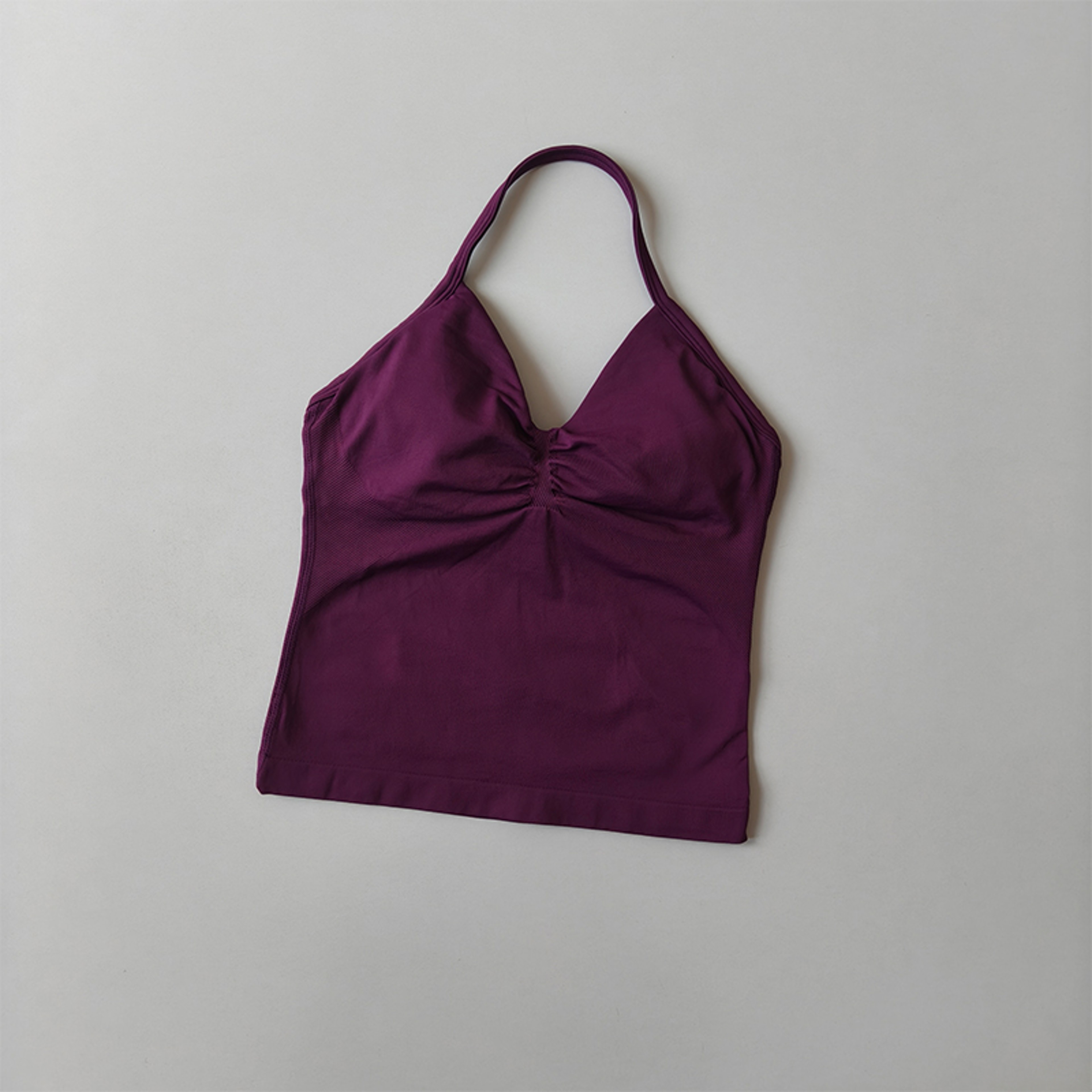 FlexLift Seamless Backless Yoga Tank with Built-In Bra – view 17
