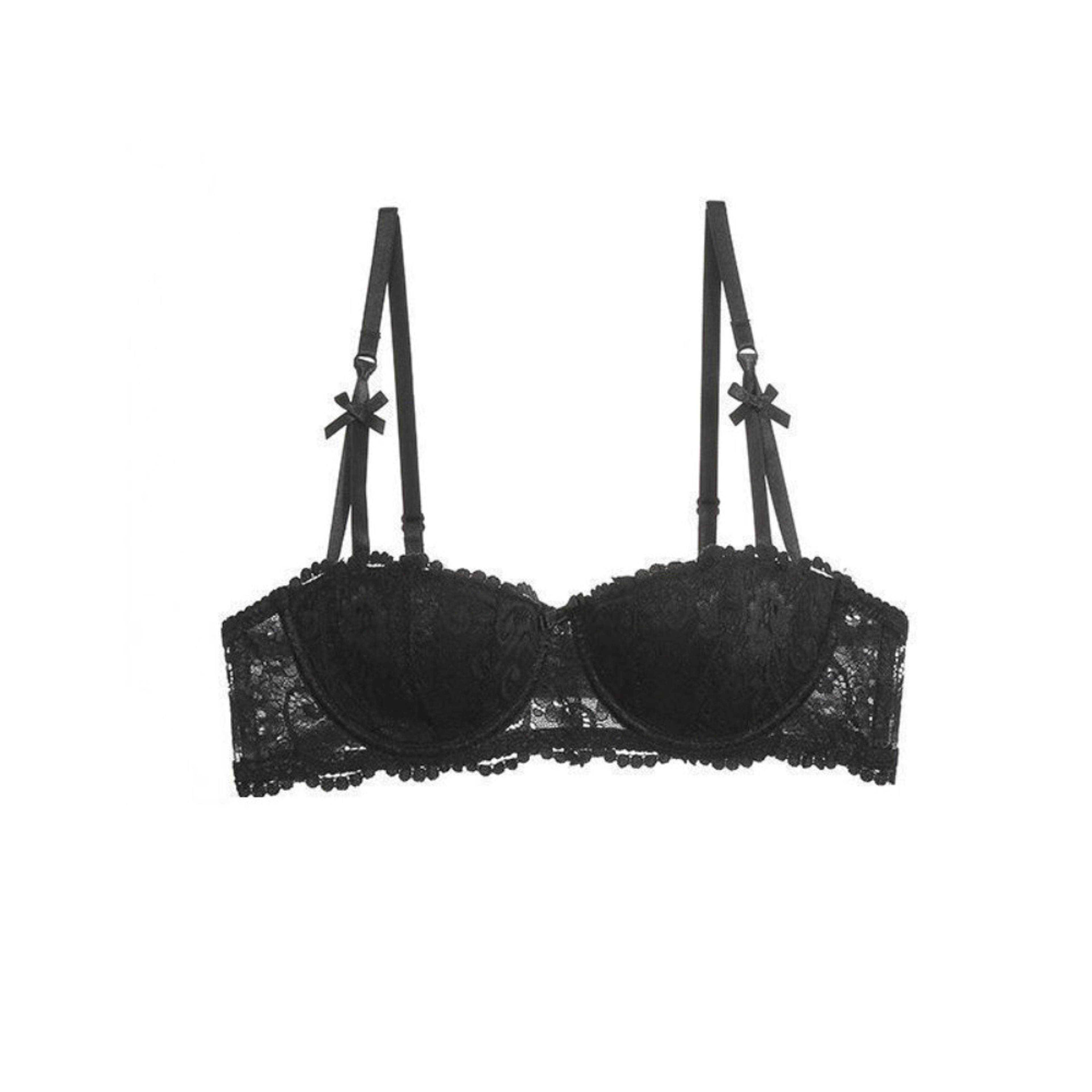 Lace Deep V Push Up Bra With Anti Sag Support For Women 5