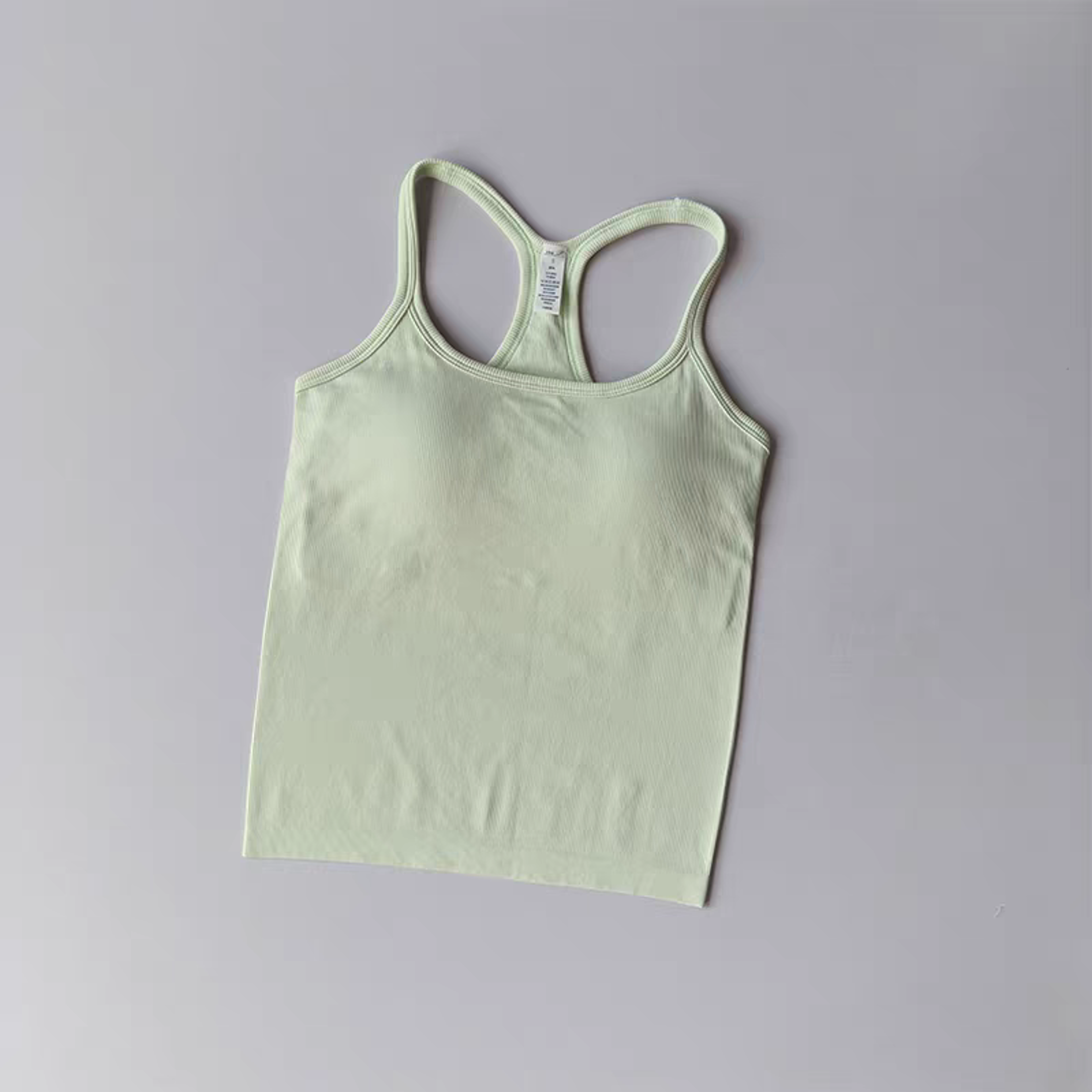 FlexFit Seamless Yoga Tank Top with Built-In Bra for Gym, Pilates & Running – view 3