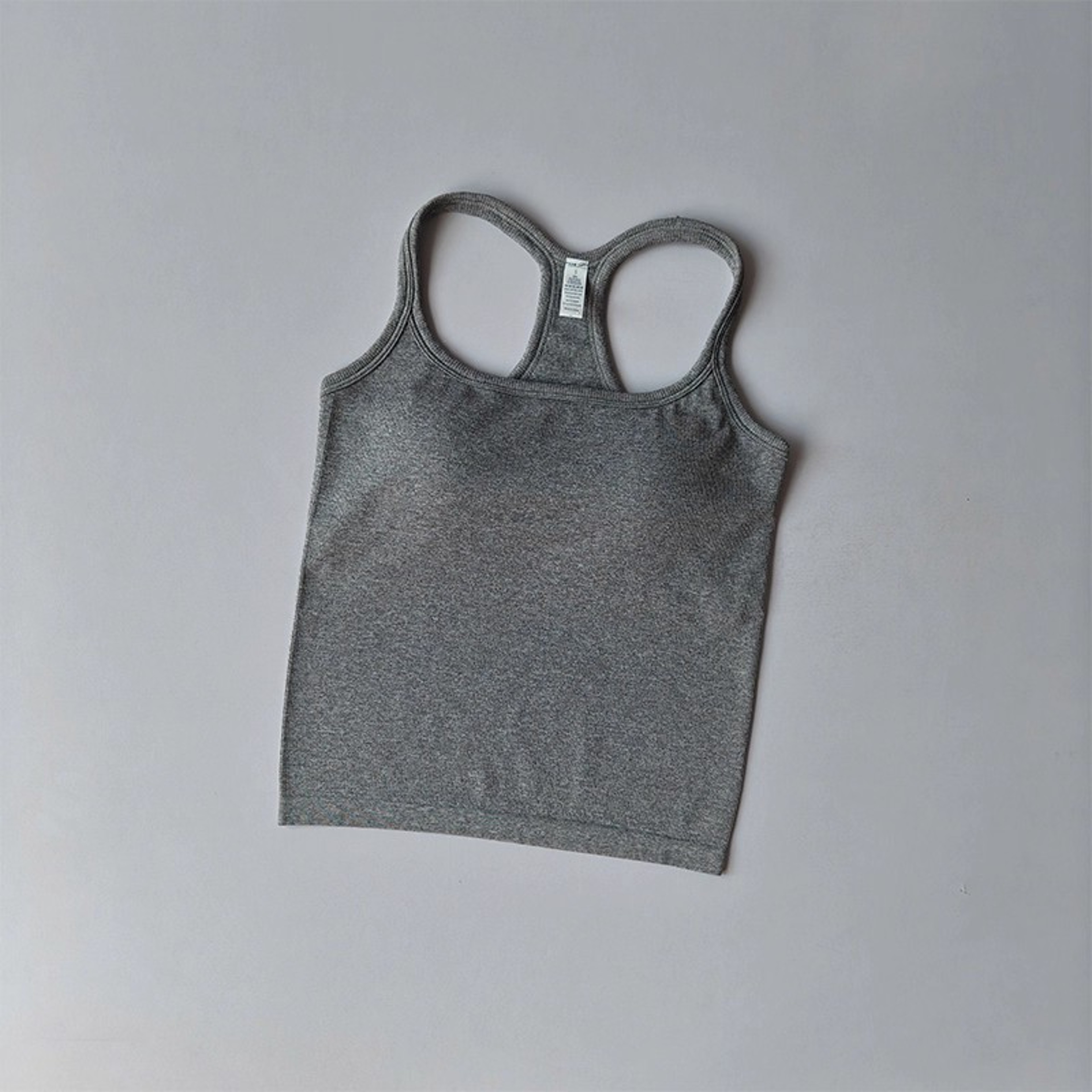 FlexFit Seamless Yoga Tank Top with Built-In Bra for Gym, Pilates & Running – view 14