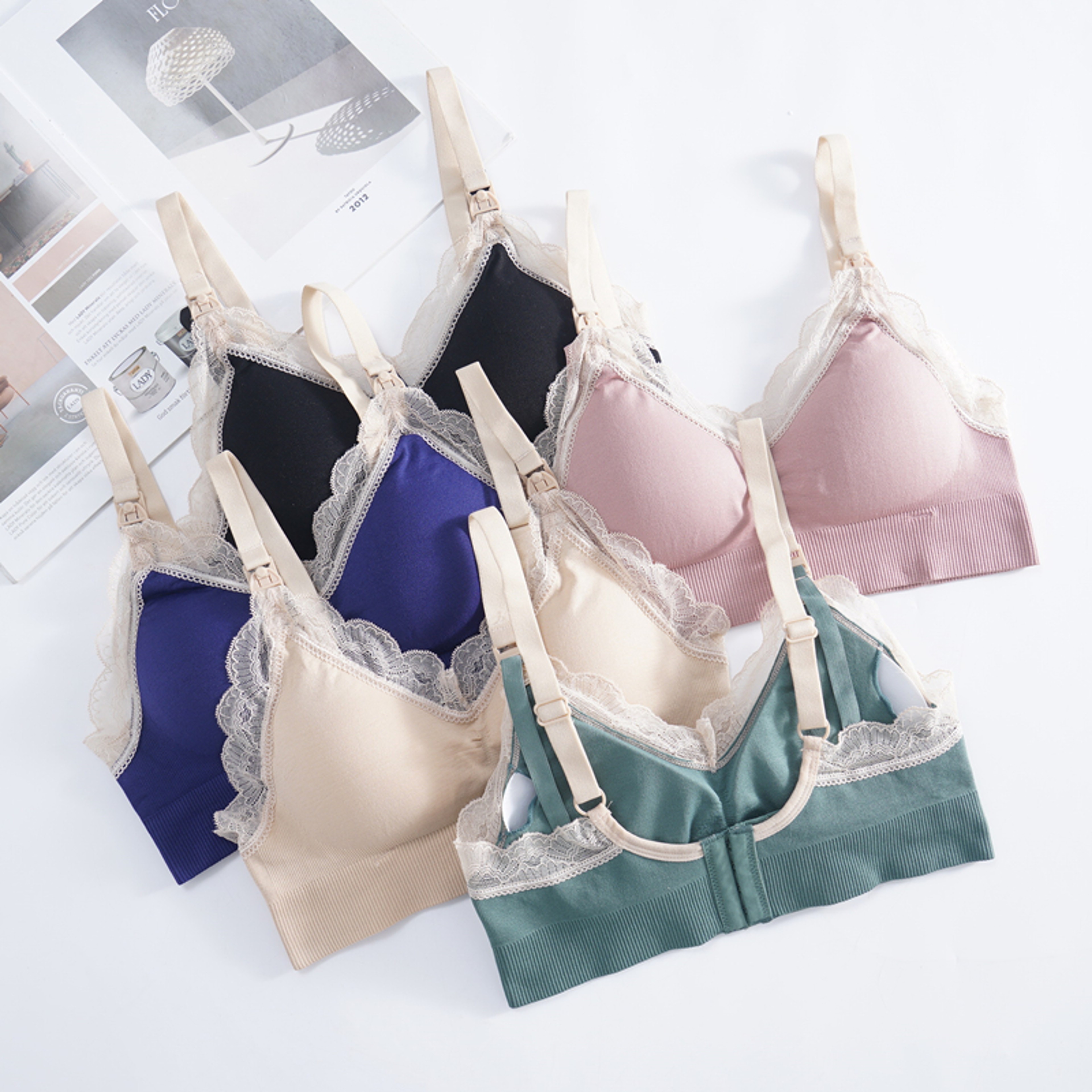 ComfortEase Seamless Nursing Bra – Breathable Maternity Bra for Easy Breastfeeding Support – view 6