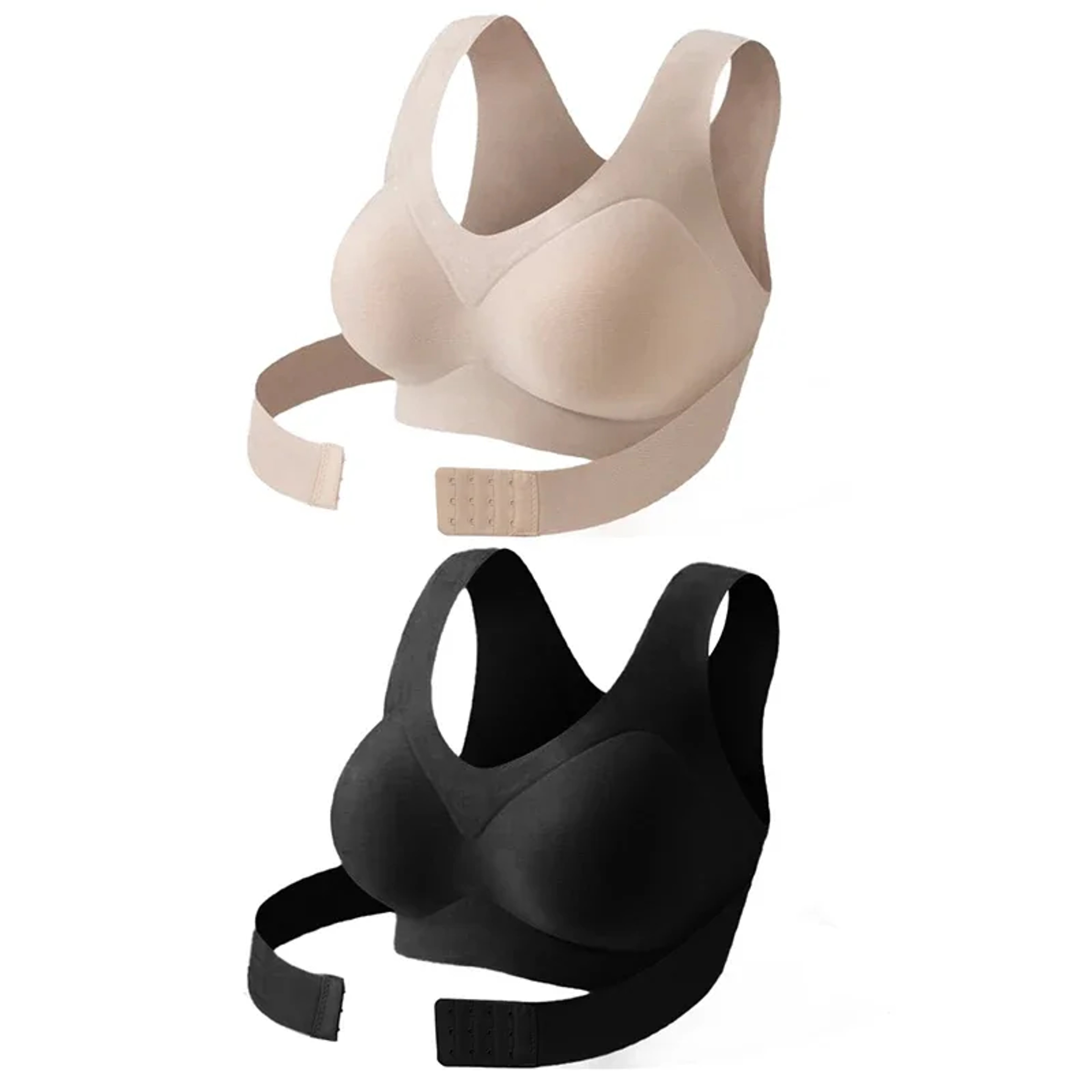 ComfortLift Posture Support Bra  Wireless Posture Bra With Seamless Push Up  Cross Back Support 7