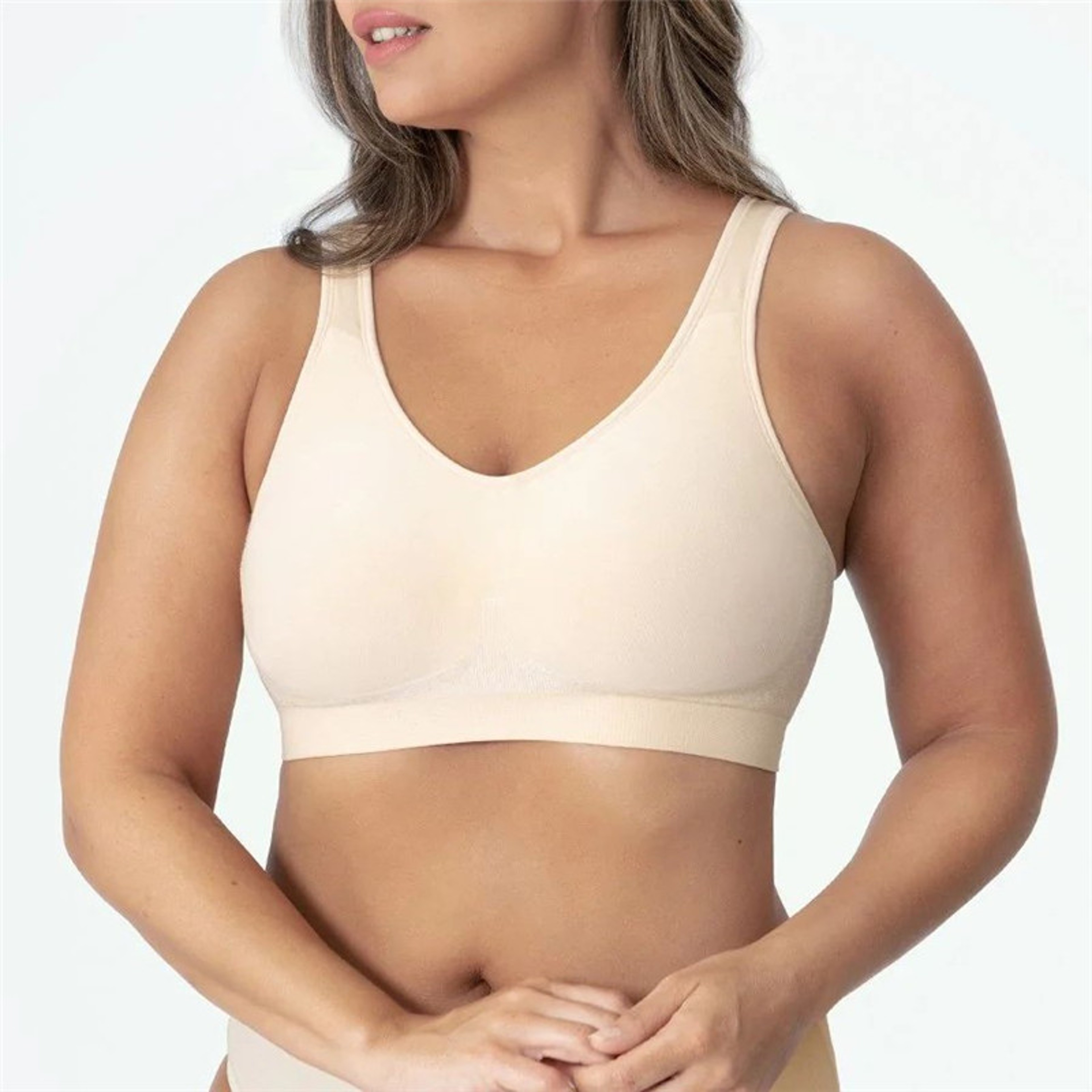 ComfortLift Wireless Shaper Bra – Seamless Push Up Support with Removable Pads – view 10