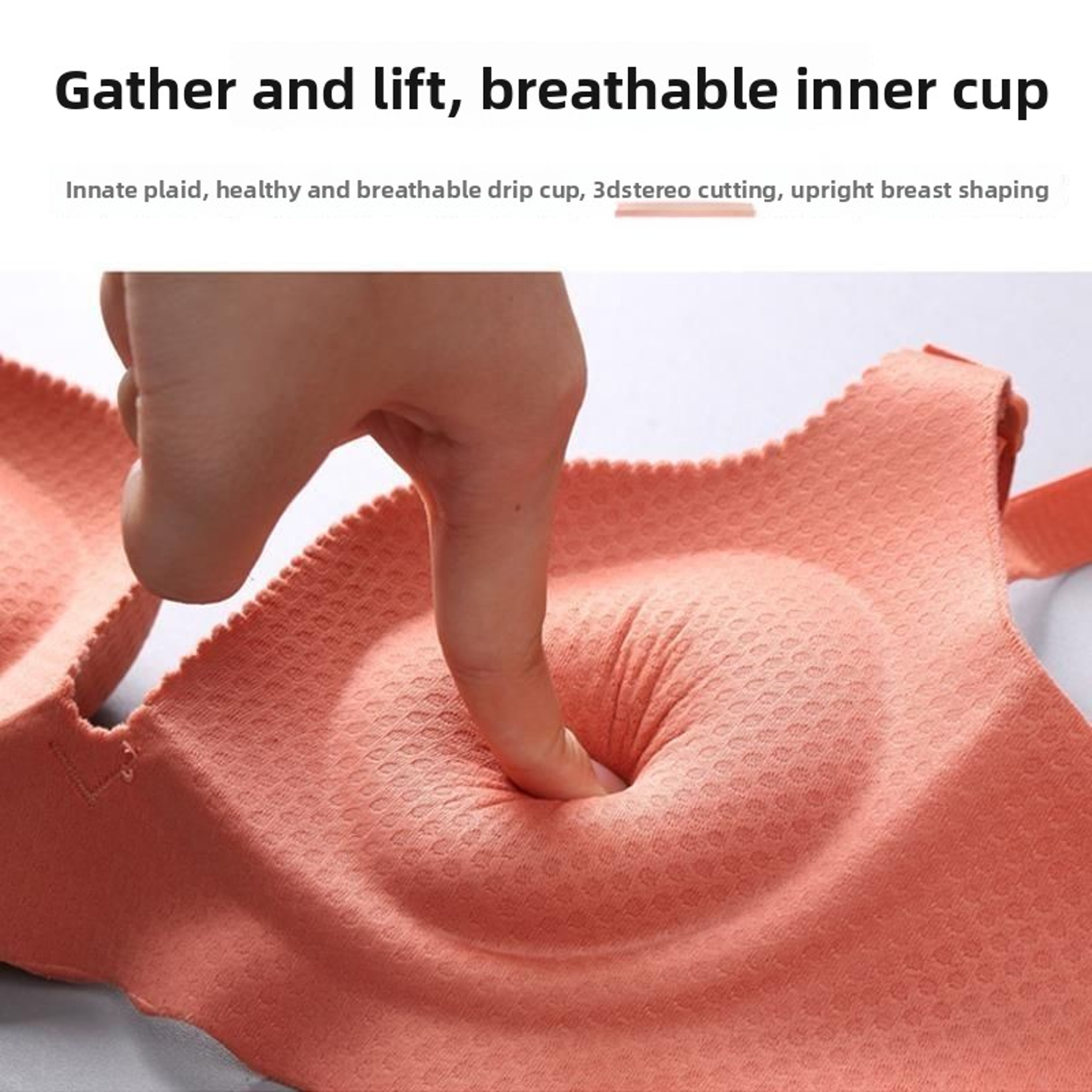 AeroLift Seamless Push Up Bra for Small Busts – Wireless T-Shirt Bra with Side Smoothing Support – view 4