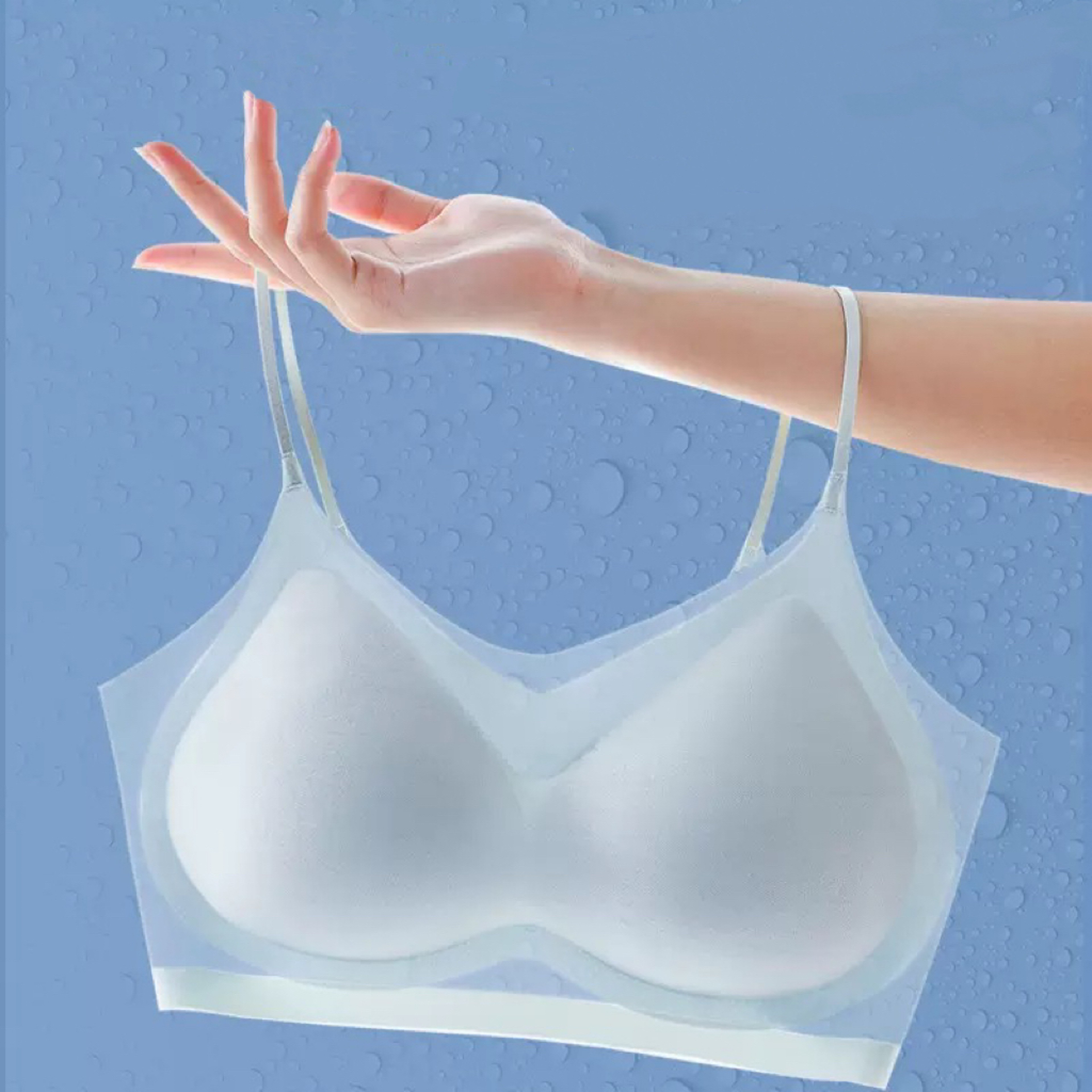 AirSoft Ice Silk Seamless Bra  Wireless Padded Comfort Bra For Women 0