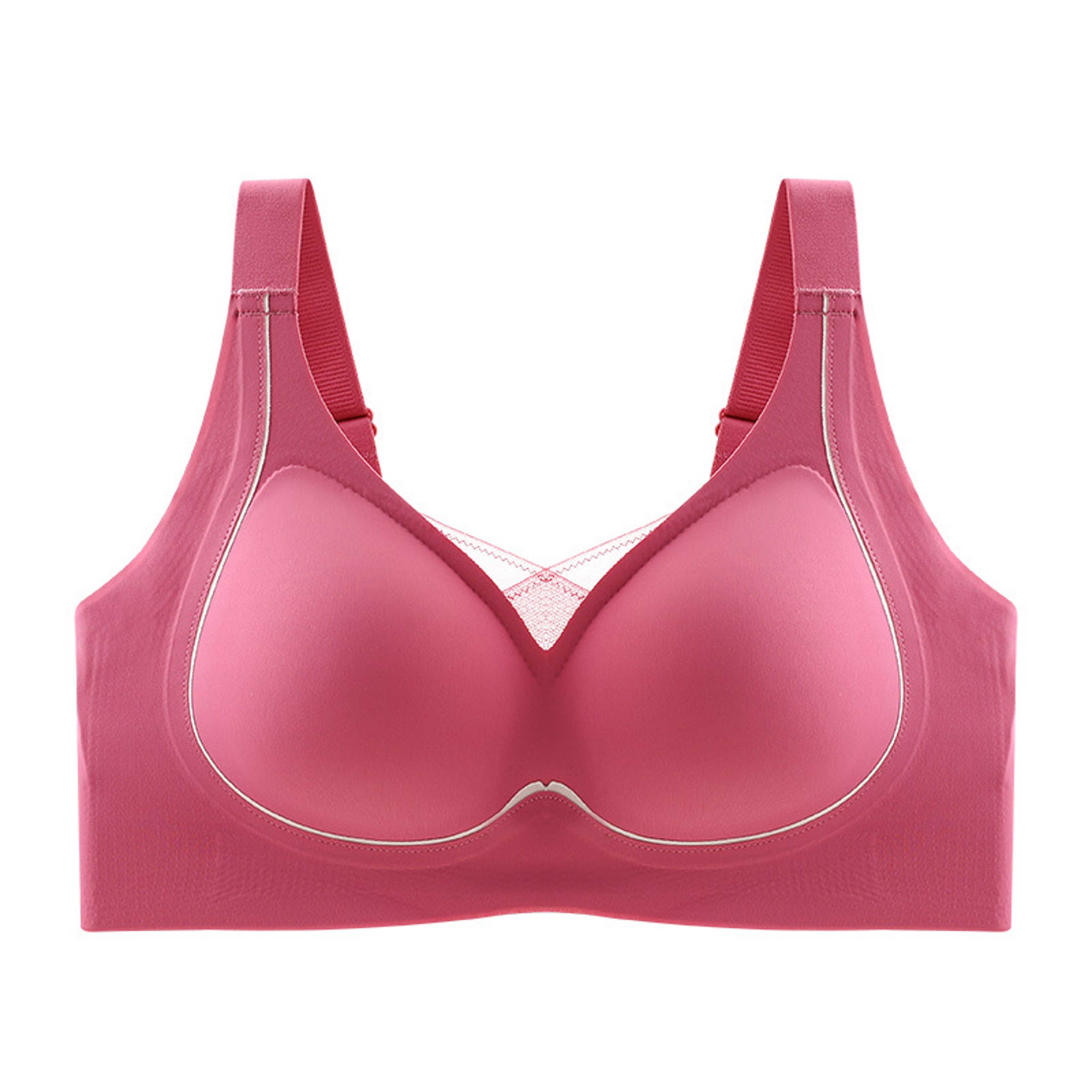 ComfortLift Seamless Minimizer Bra For Women  Wireless Full Coverage Push Up Support 9