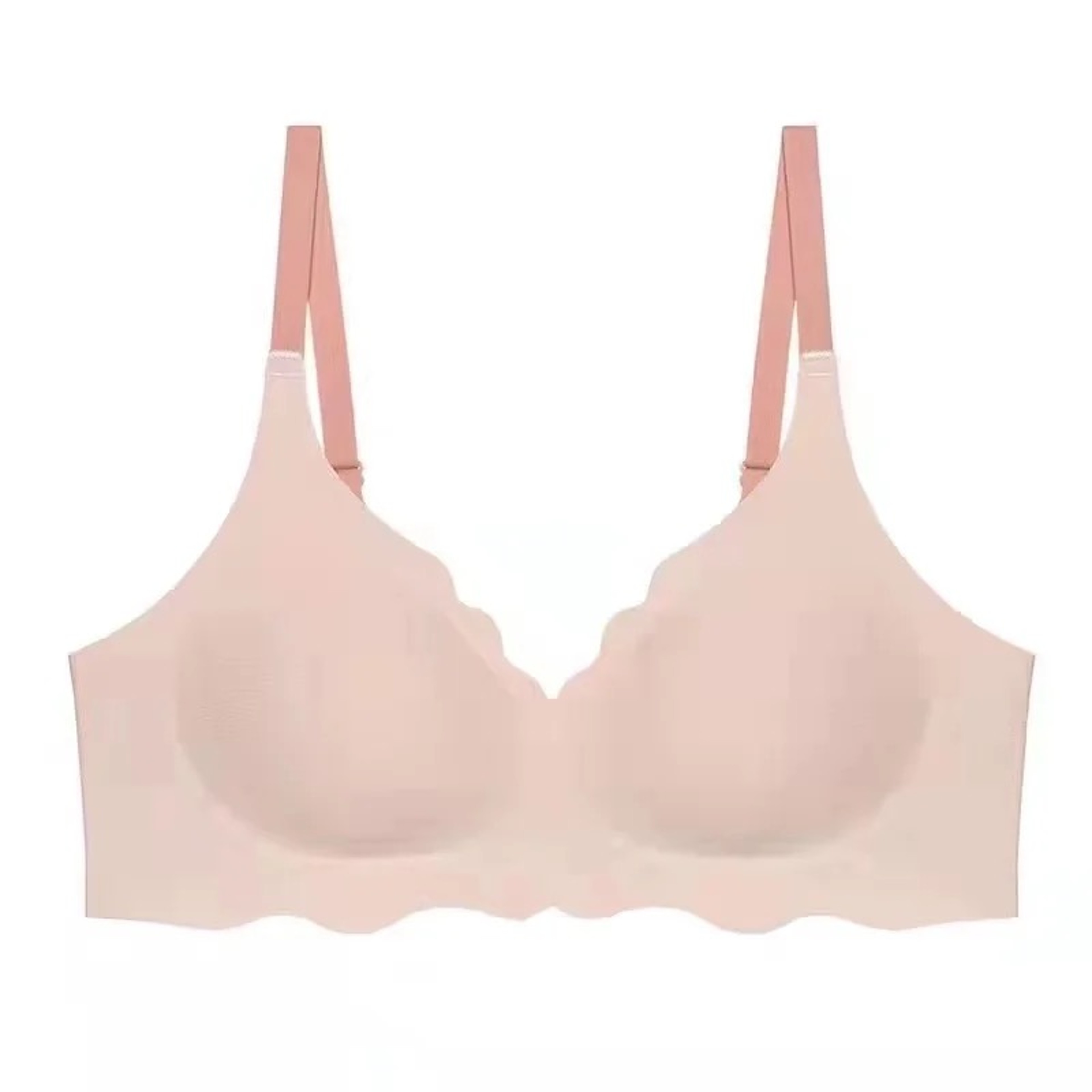 No Trace Top Womens Underwear No Steel Ring Pure Desire Comfortable Upper Support Sling Adjustable  0