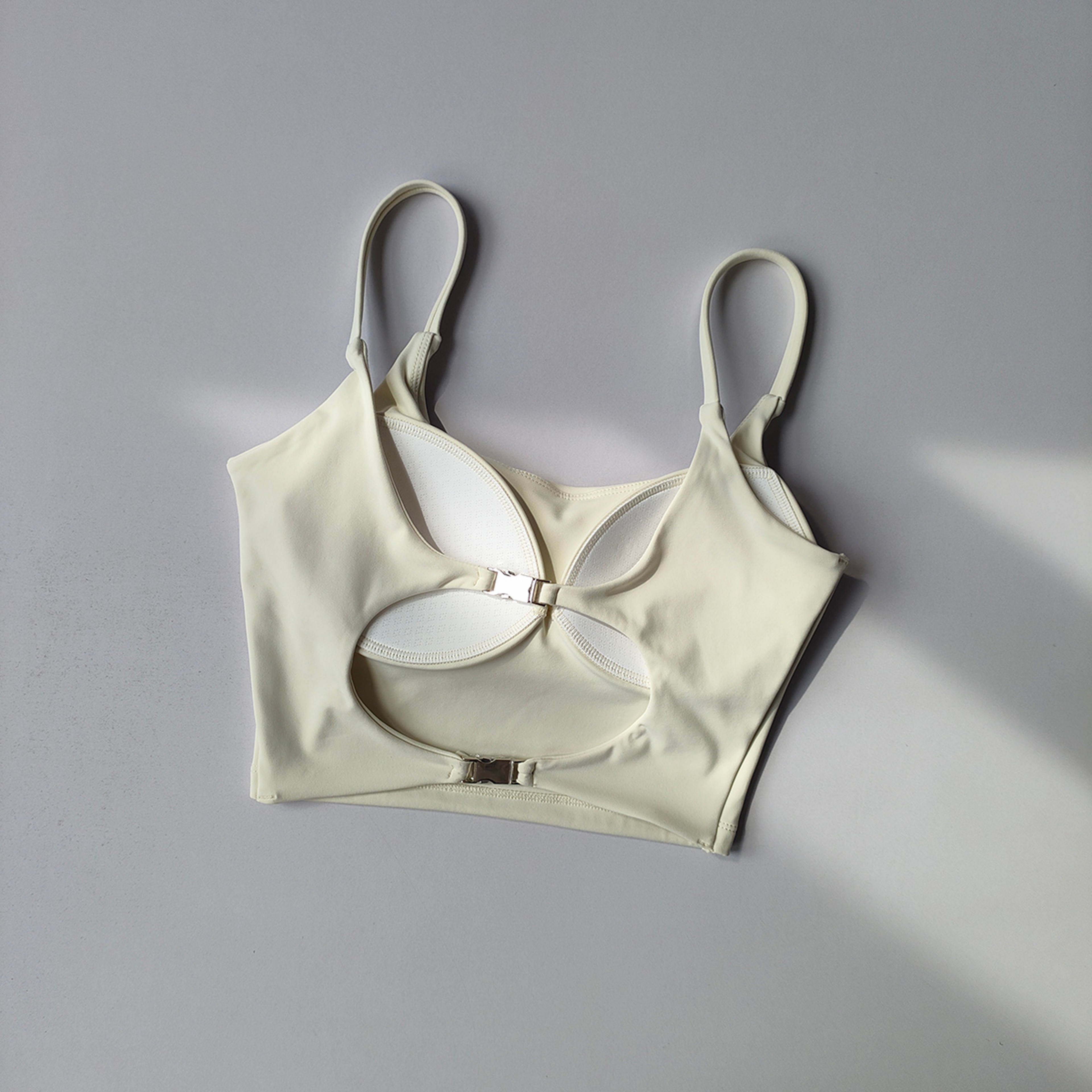 Womens High Impact Push Up Sports Bra Yoga  Workout Support 3