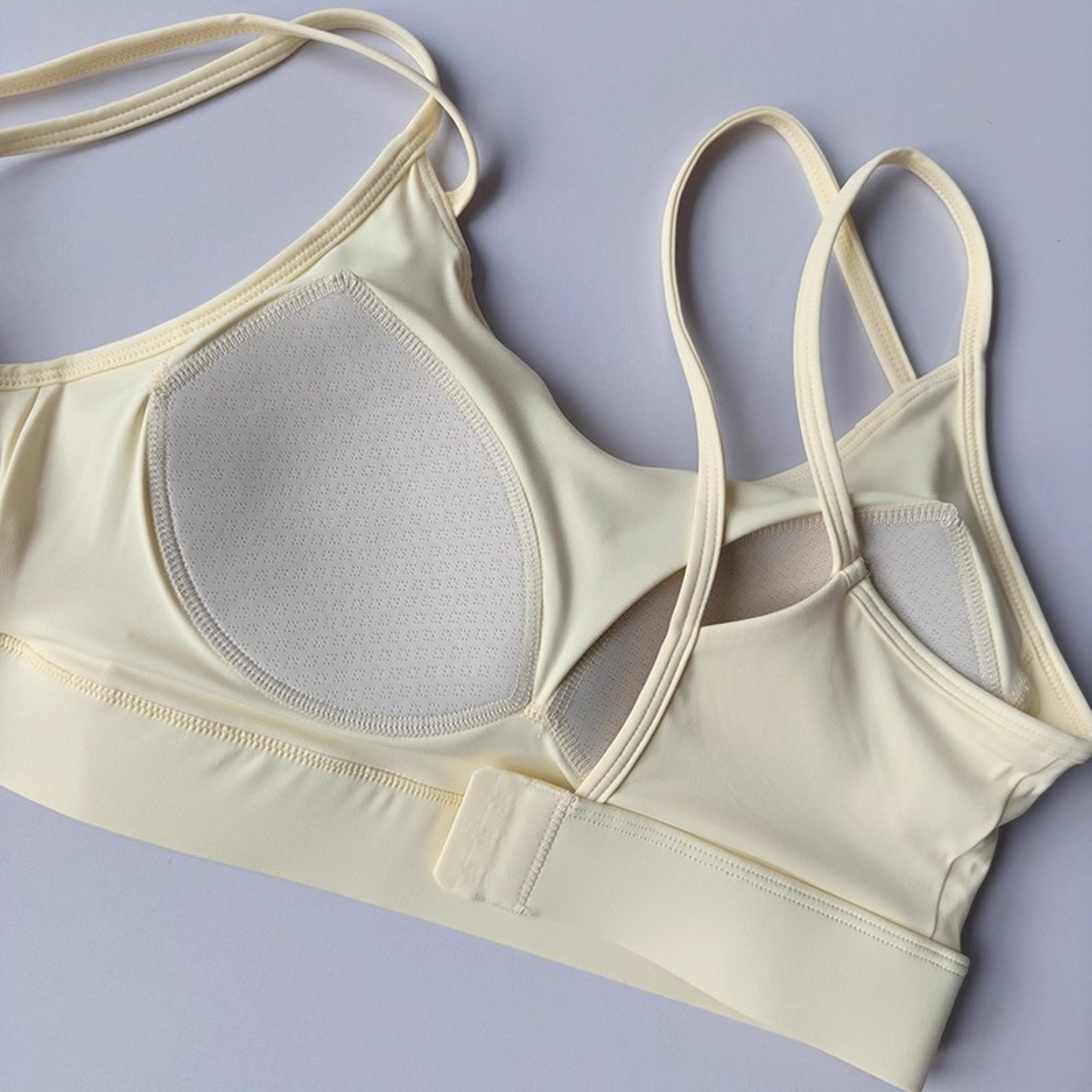 Womens Breathable Adjustable Yoga  Fitness Sports Bra 5