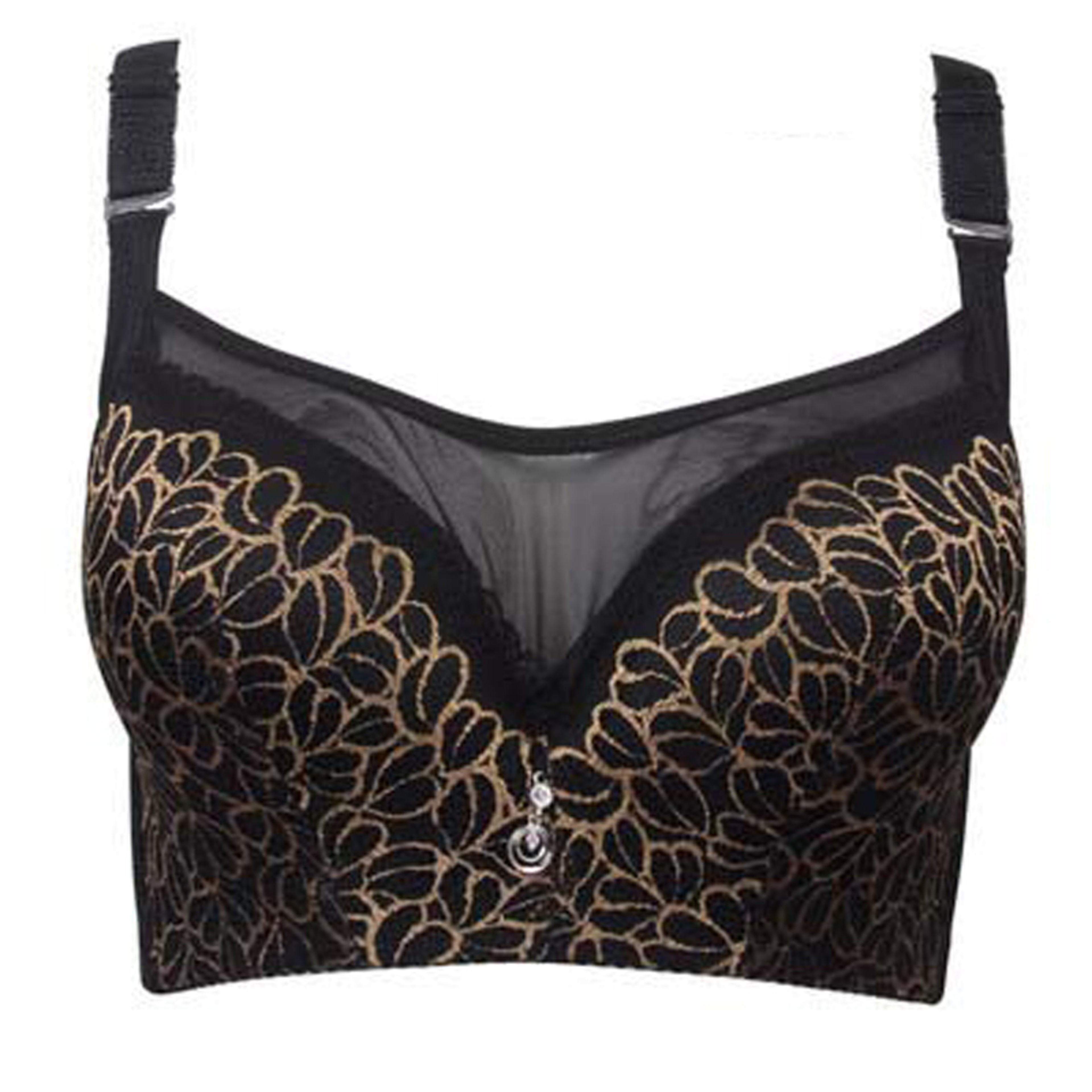 Elegant Push Up Bra For Women  Lace  Mesh Plus Size Lingerie 9