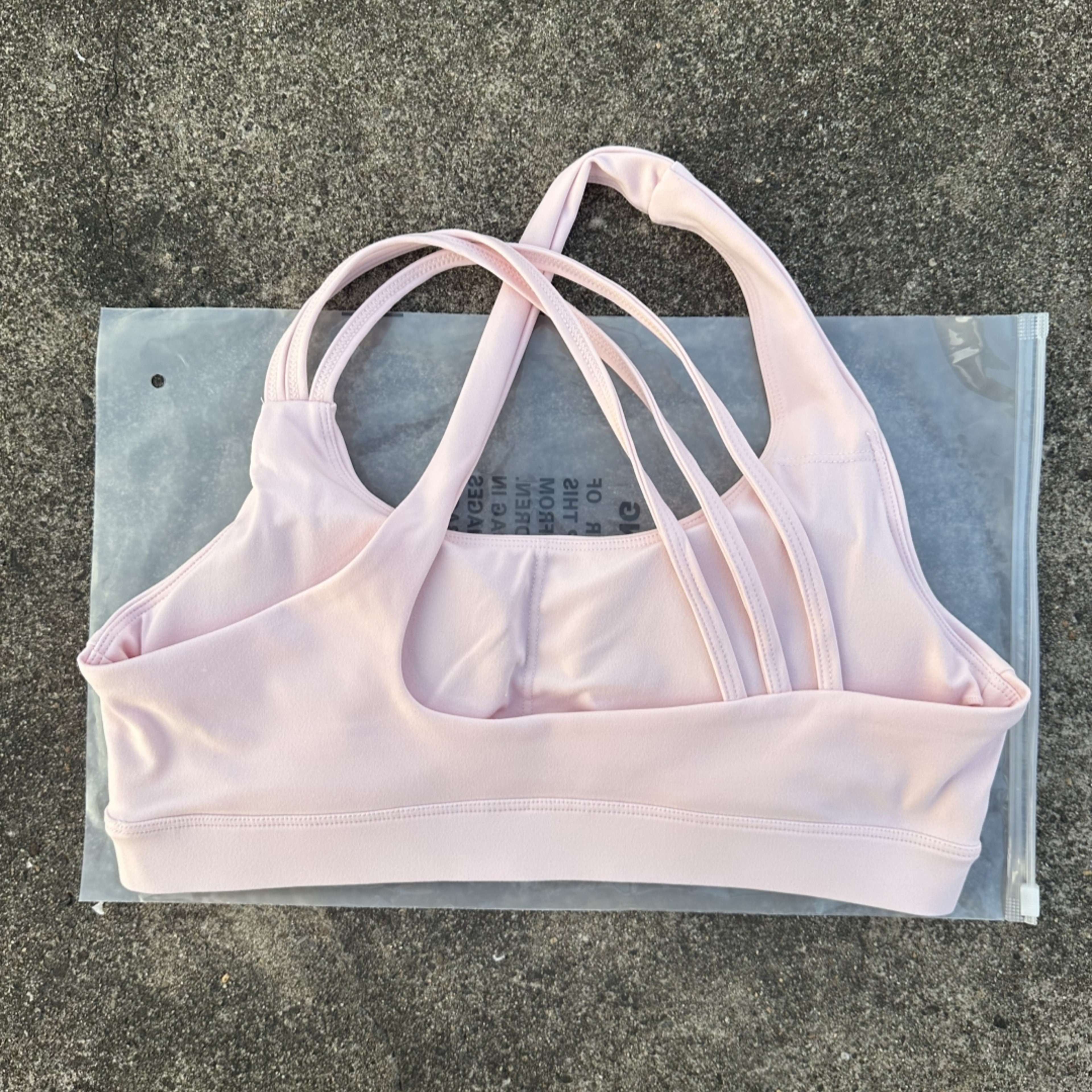 High Support Womens Sports Bra with Cross Straps and Padded Comfort – view 8