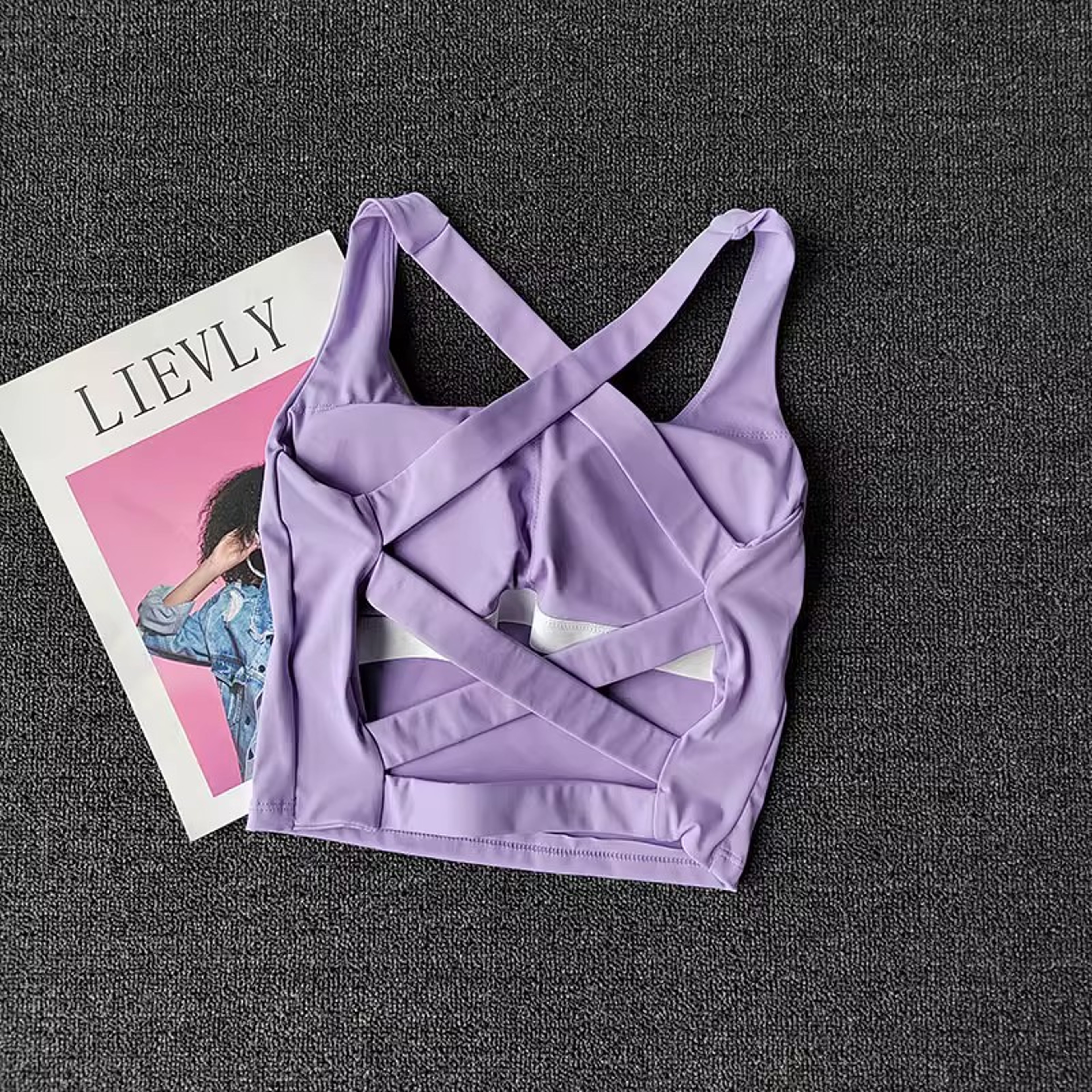 Womens Breathable Push Up Sports Bra Top – Supportive Push Up Yoga Bra for Gym Running & Fitness – view 13