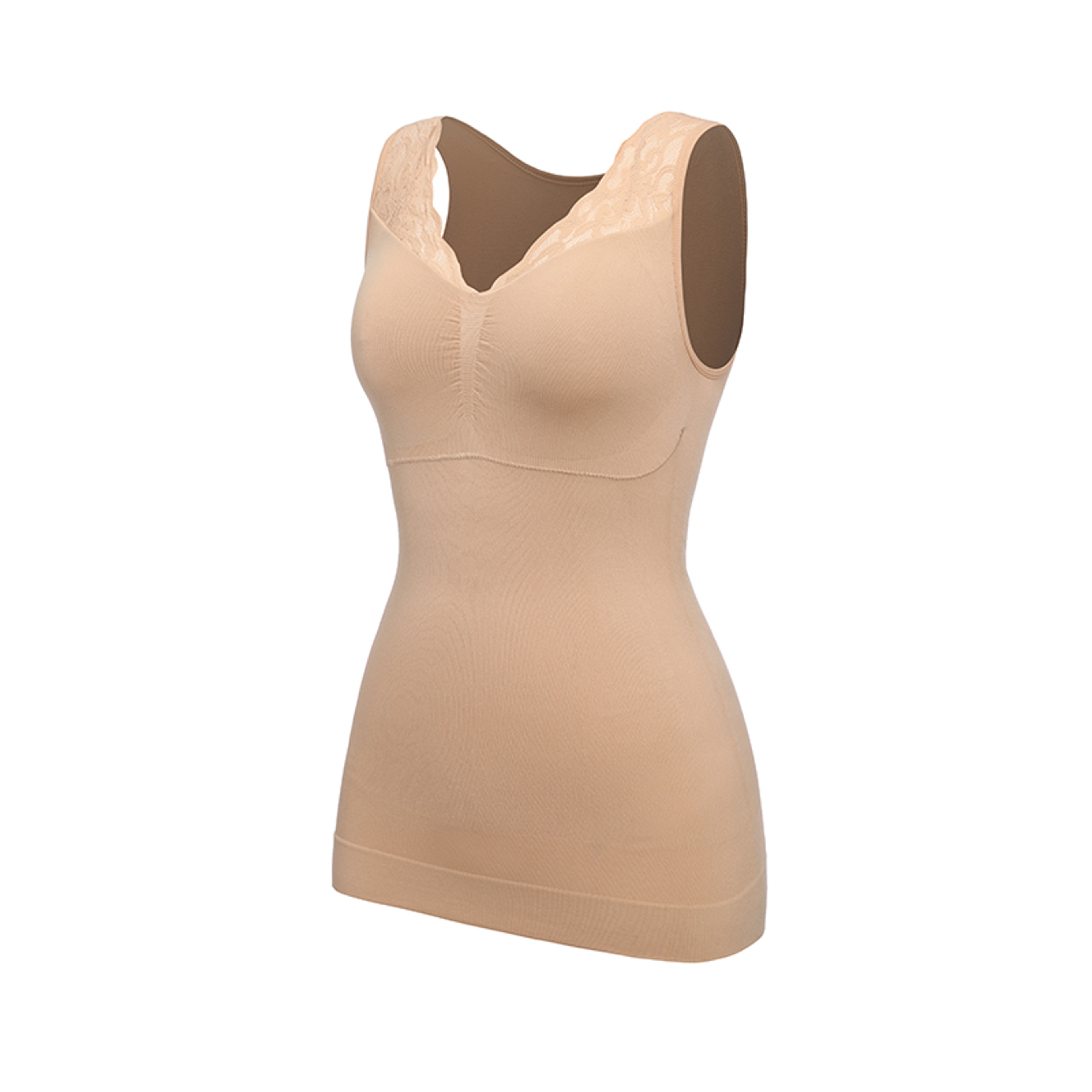 Womens Shapewear Tank Top With BuiltIn Bra Tummy Control  Slim Waist 5