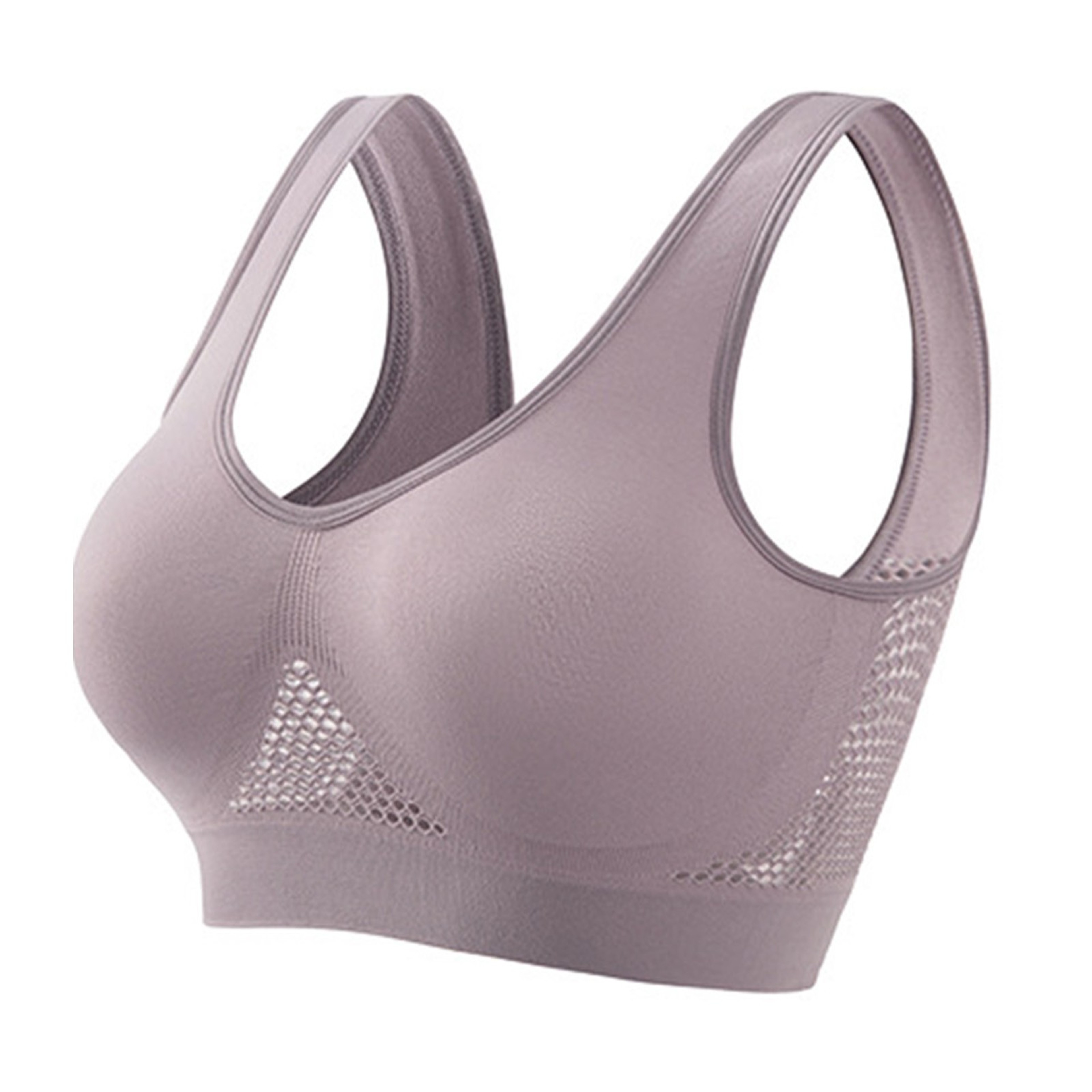 Womens Seamless Sports Wireless Push Up Bra Crop Top For Everyday Comfort 7
