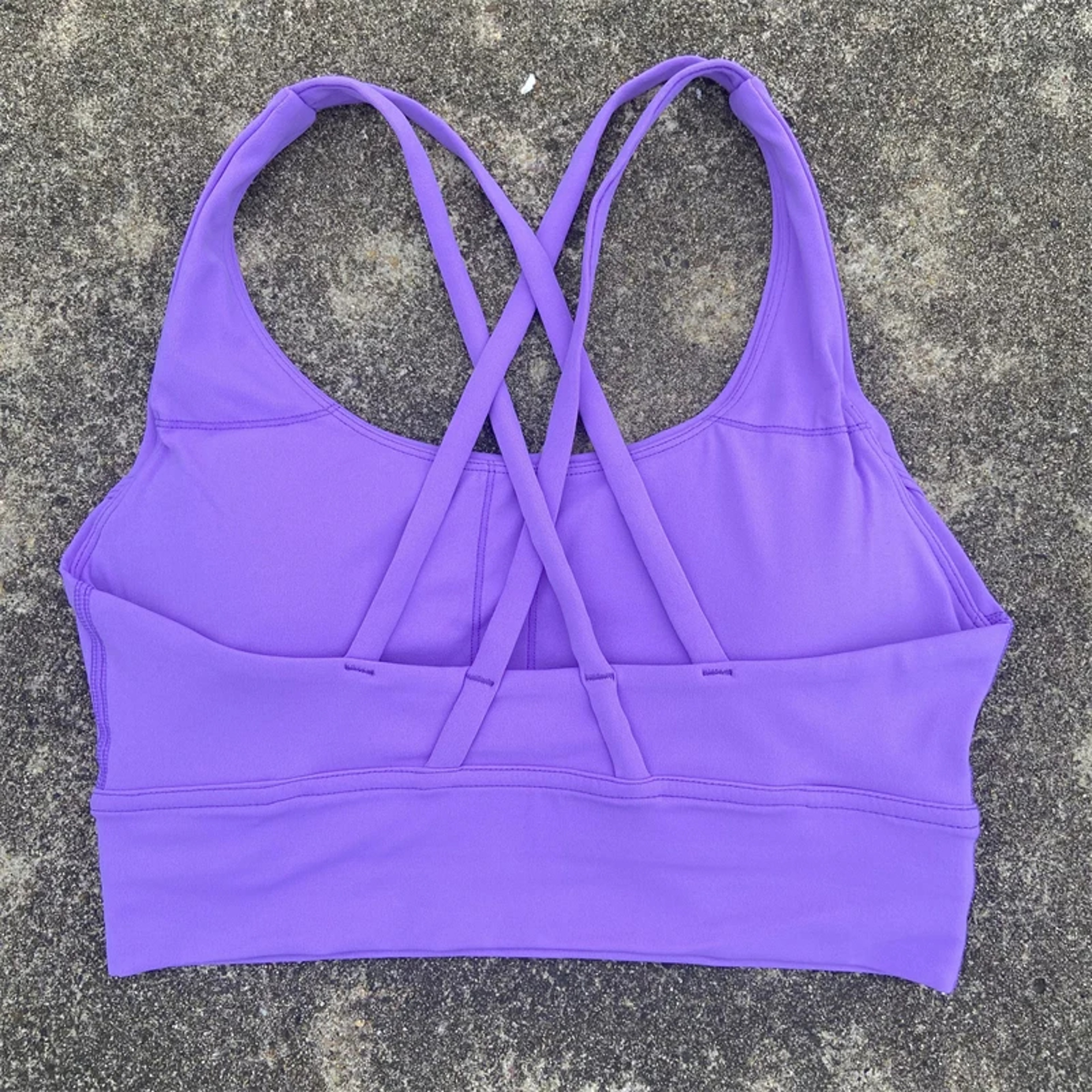 High Support Womens Gym & Yoga Sports Bra with Cross Back Straps – view 3