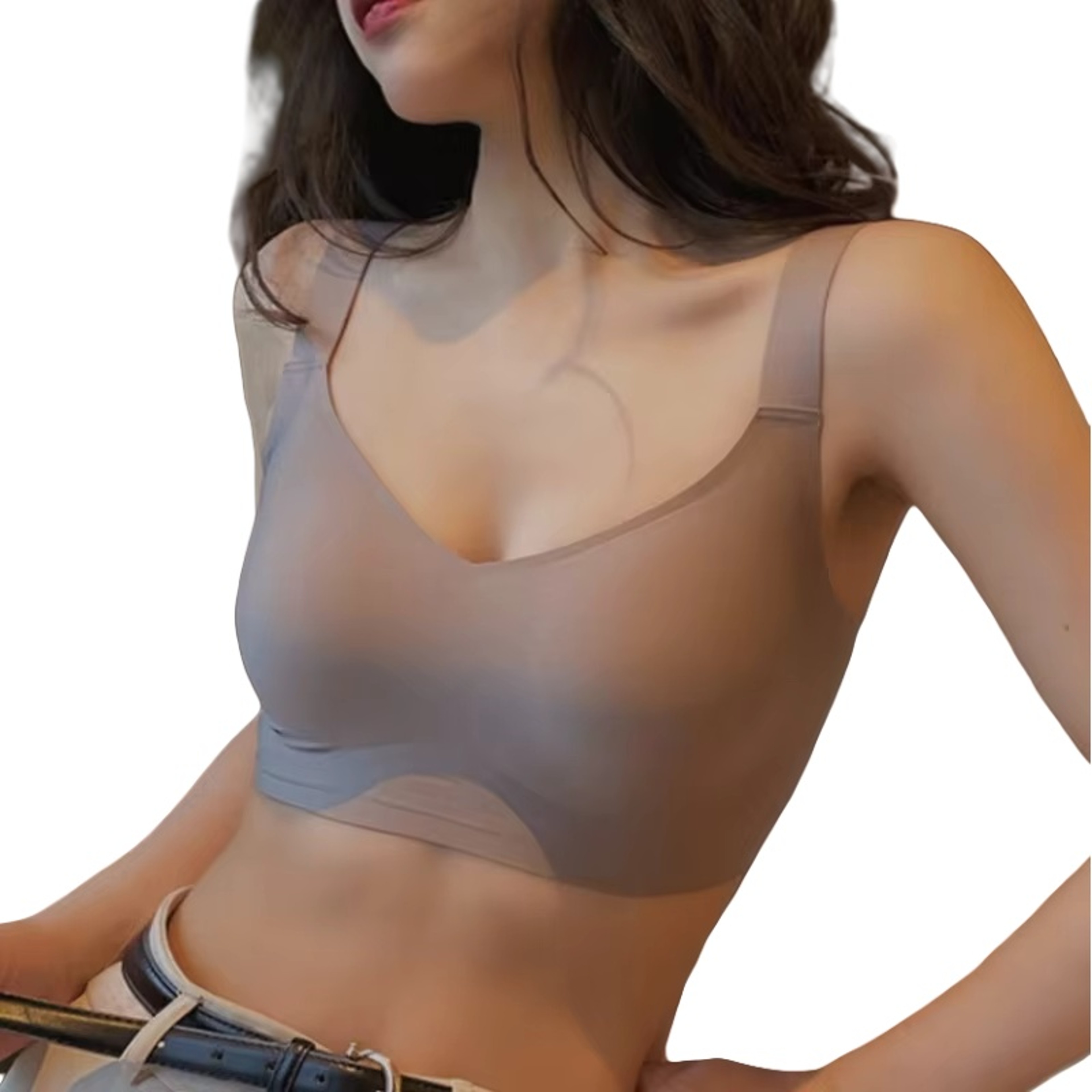 Push Up Seamless Bra Wide Adjustable Straps Plus Size Wireless Bra Comfort Lingerie – view 2
