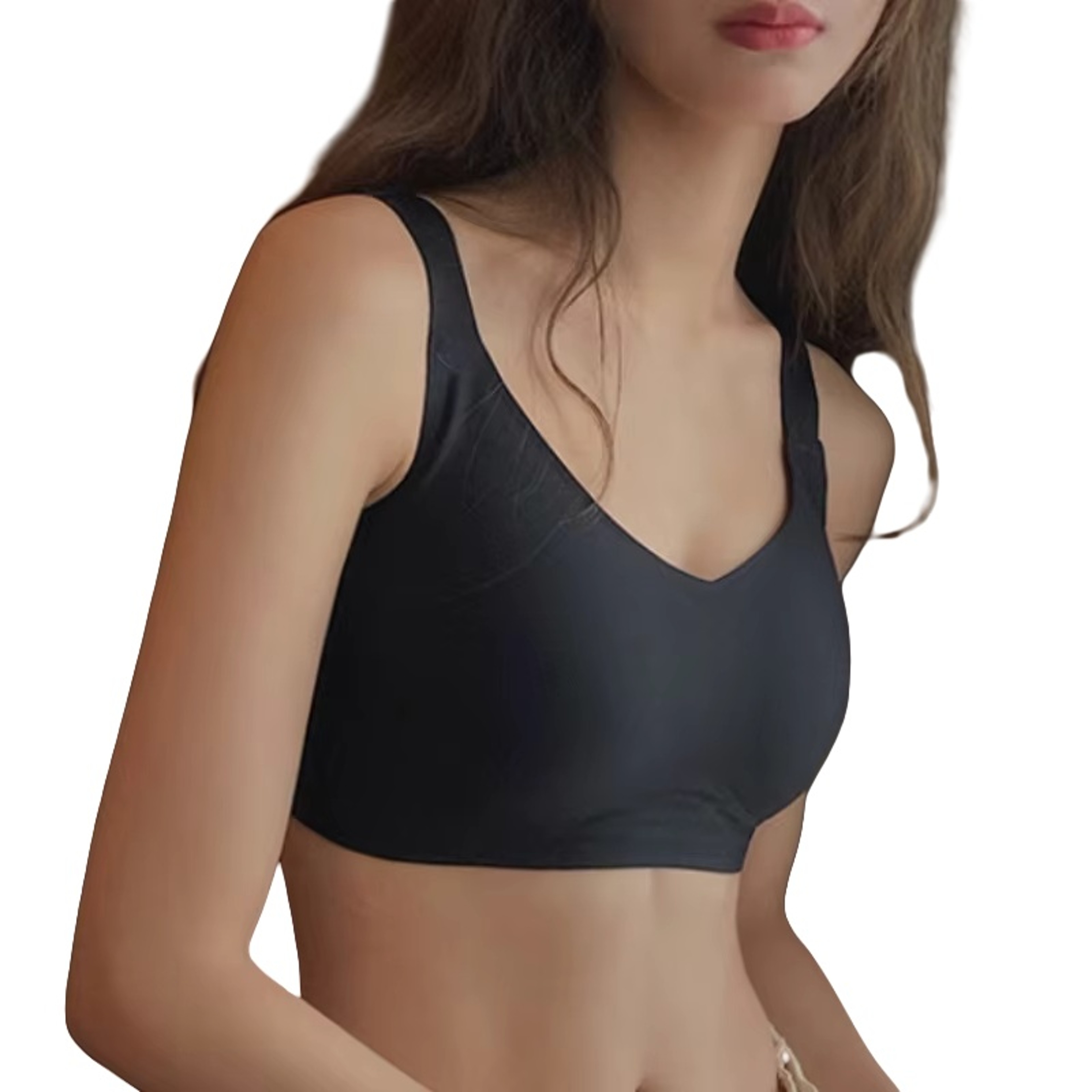 Push Up Seamless Bra Wide Adjustable Straps Plus Size Wireless Bra Comfort Lingerie – view 4