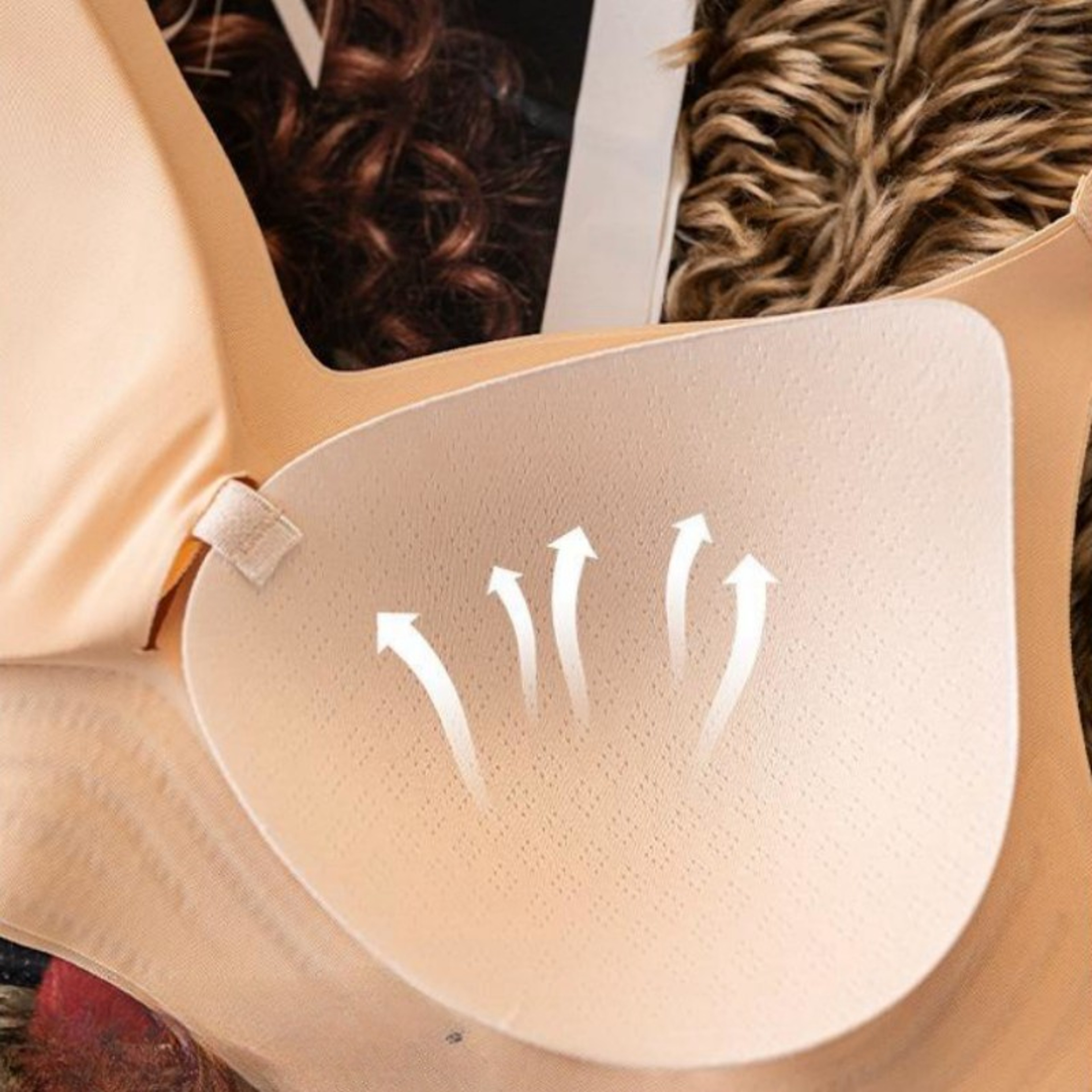 Push Up Seamless Bra Wide Adjustable Straps Plus Size Wireless Bra Comfort Lingerie – view 5