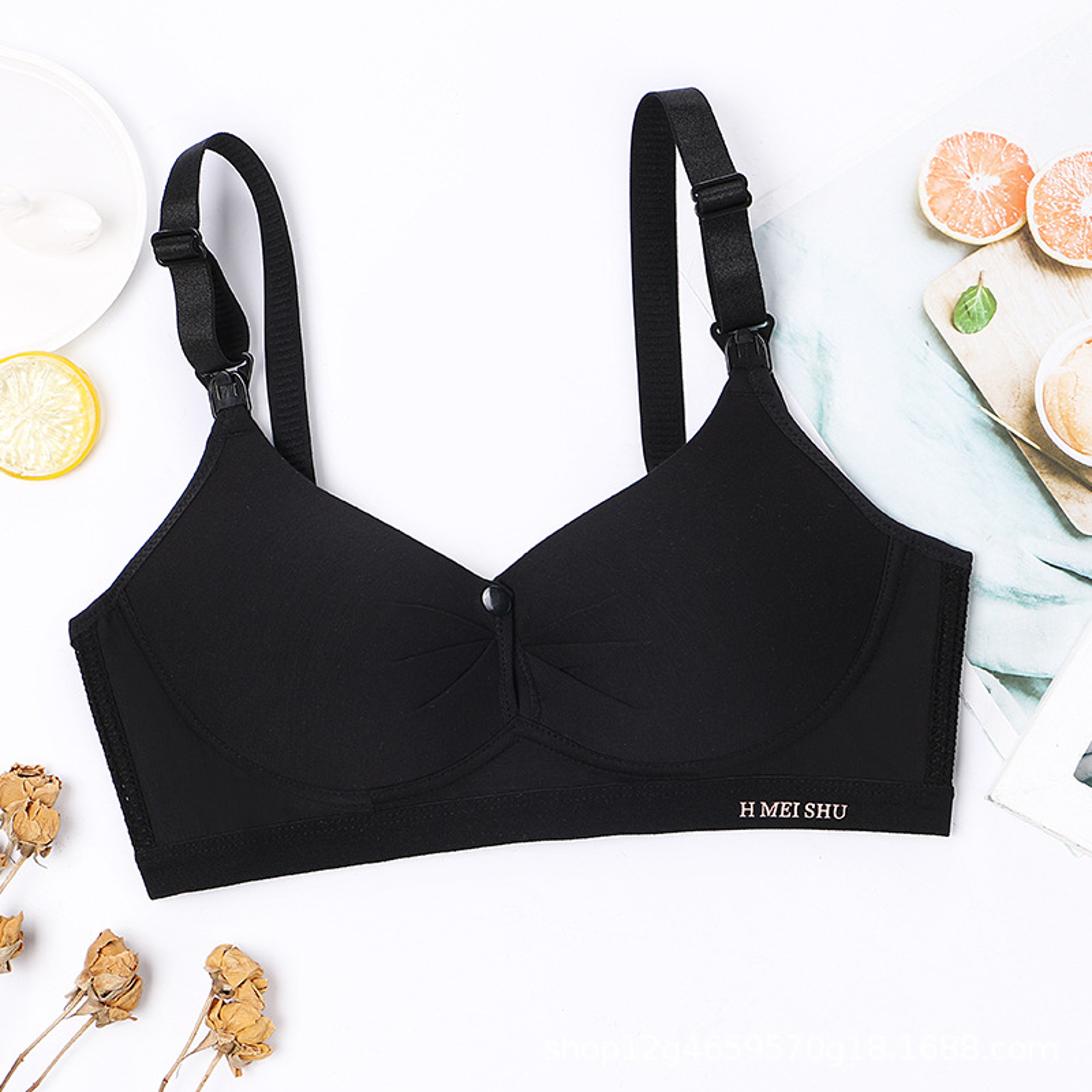 Seamless Front Open Nursing Bra: Wireless Comfort for Pregnant and Breastfeeding Moms – view 6