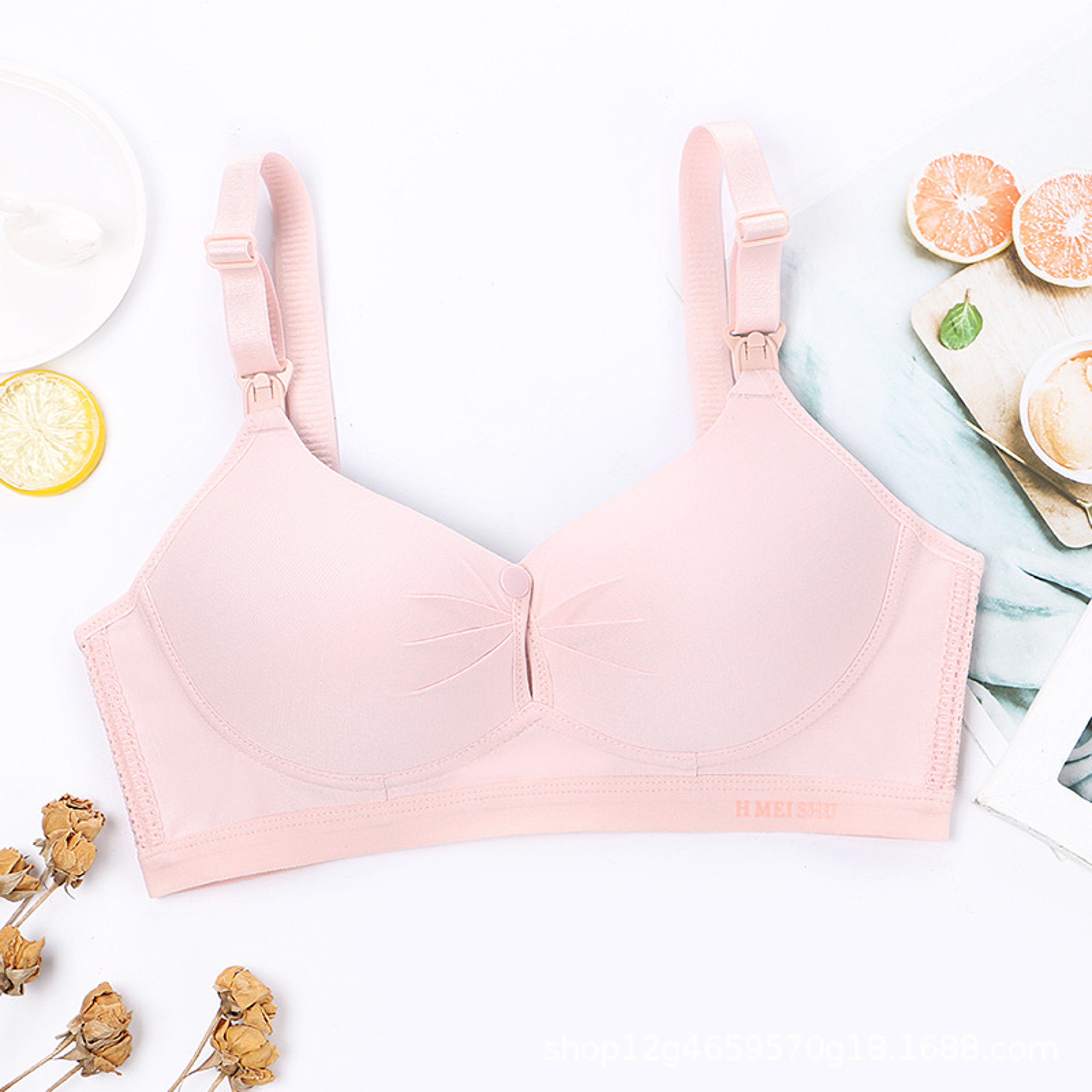 Seamless Front Open Nursing Bra: Wireless Comfort for Pregnant and Breastfeeding Moms – view 10