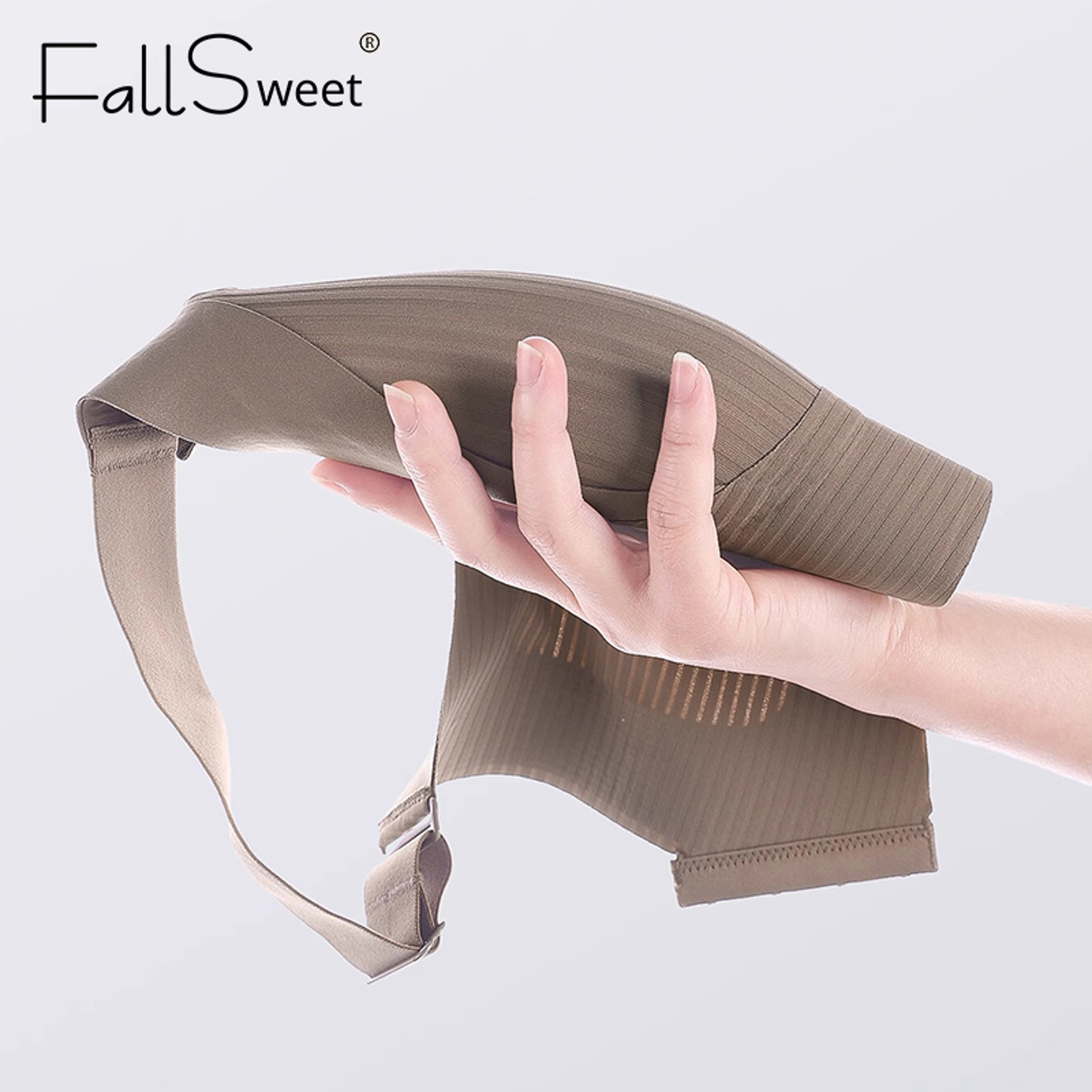 FallSweet Plus Size Wireless Push Up Bra Seamless Breathable Comfort Bralette 3