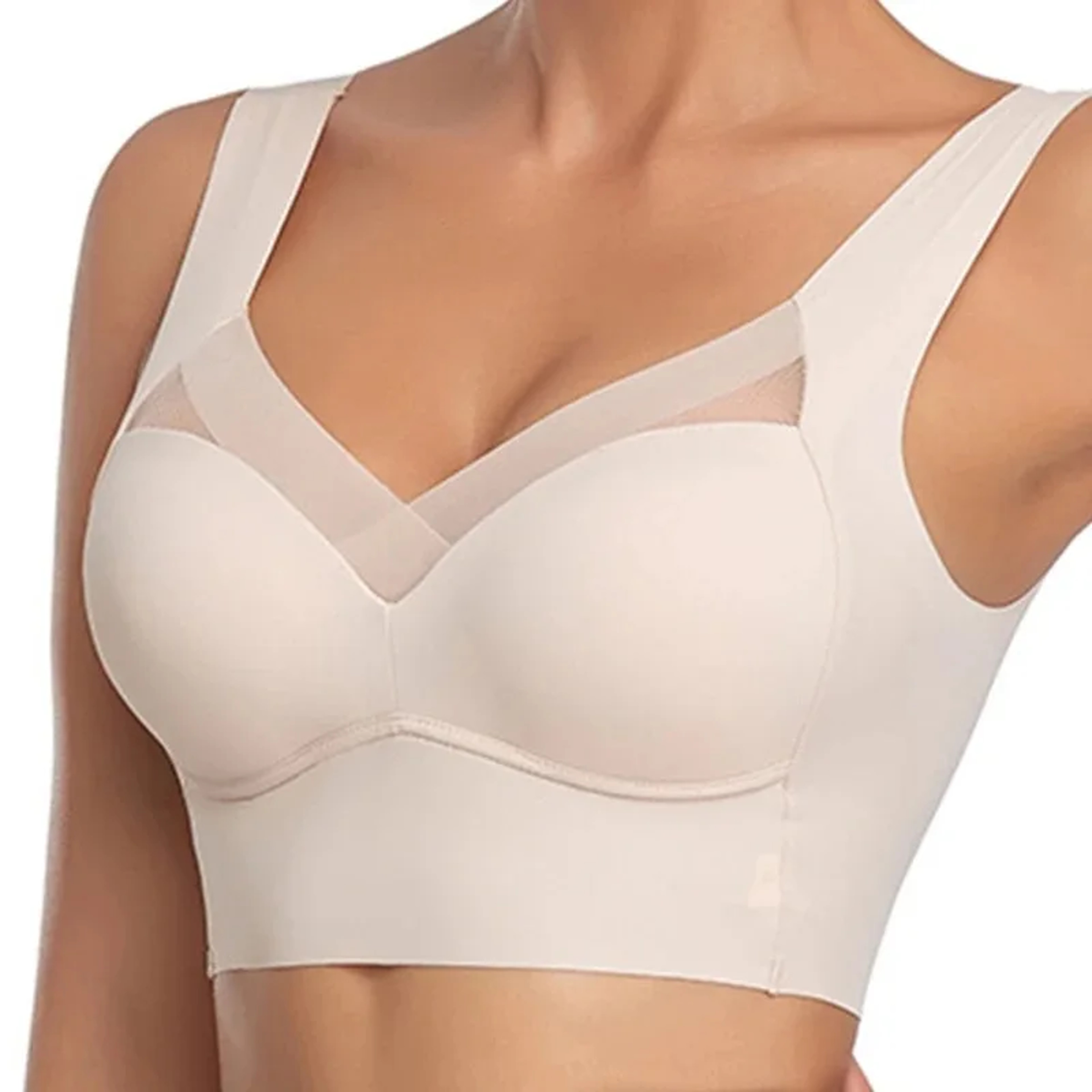 ComfortFit Wireless Lace Push Up Bralette  Breathable Comfort Bra 1