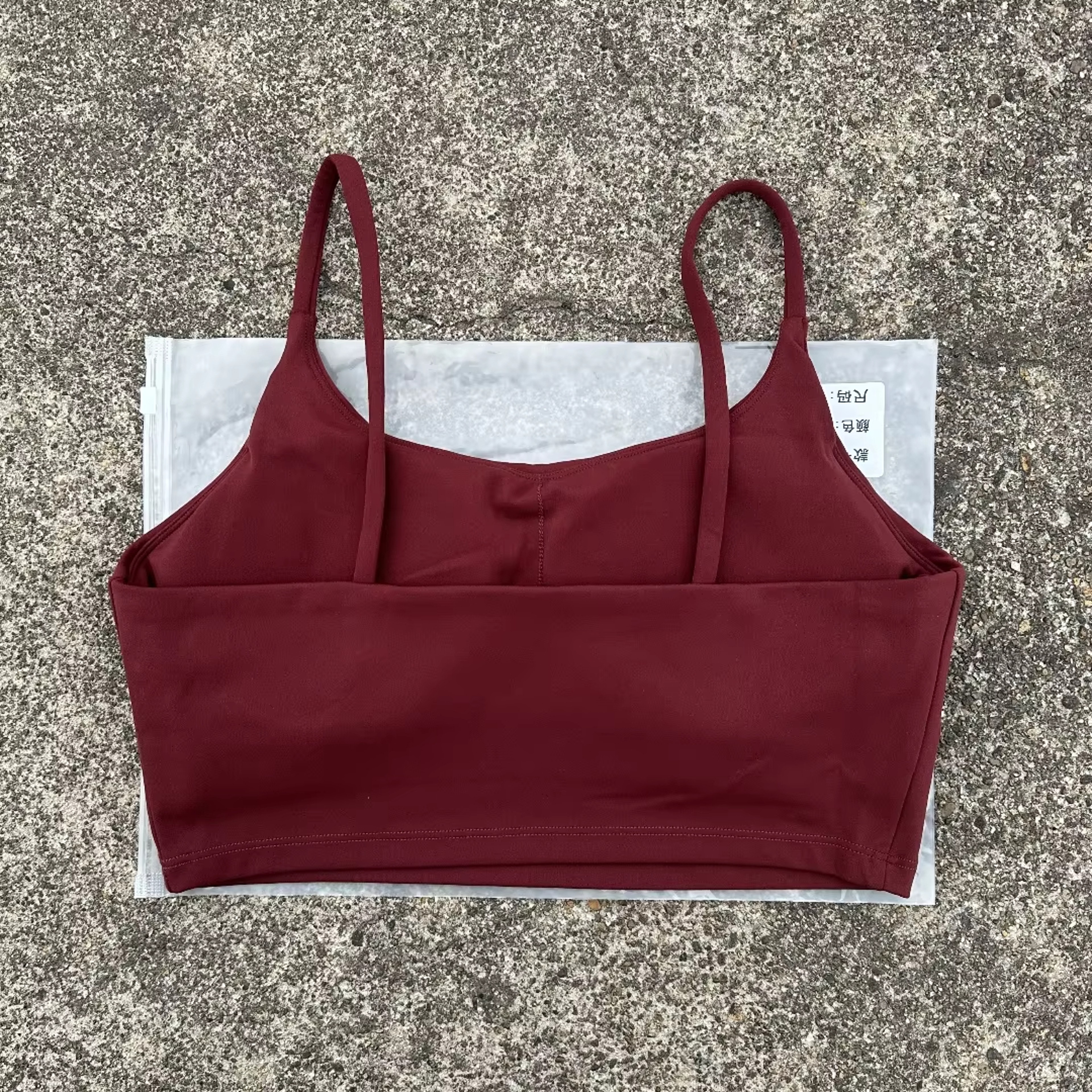 Womens Fitness Sports Bra With Spaghetti Straps Gym  Yoga Top 6