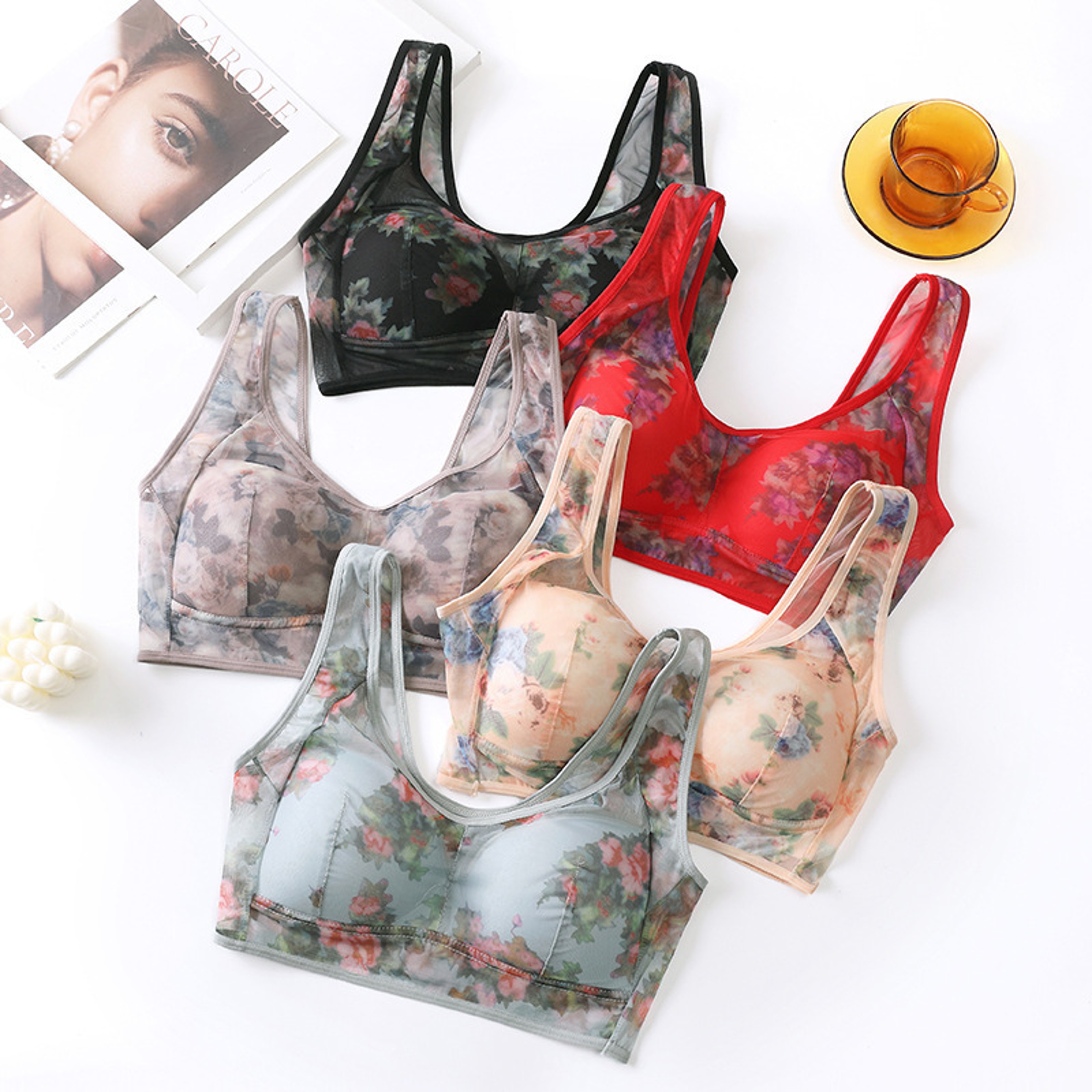 Wireless Seamless Push Up Bra Bralette Breathable Adjustable Comfort – view 6