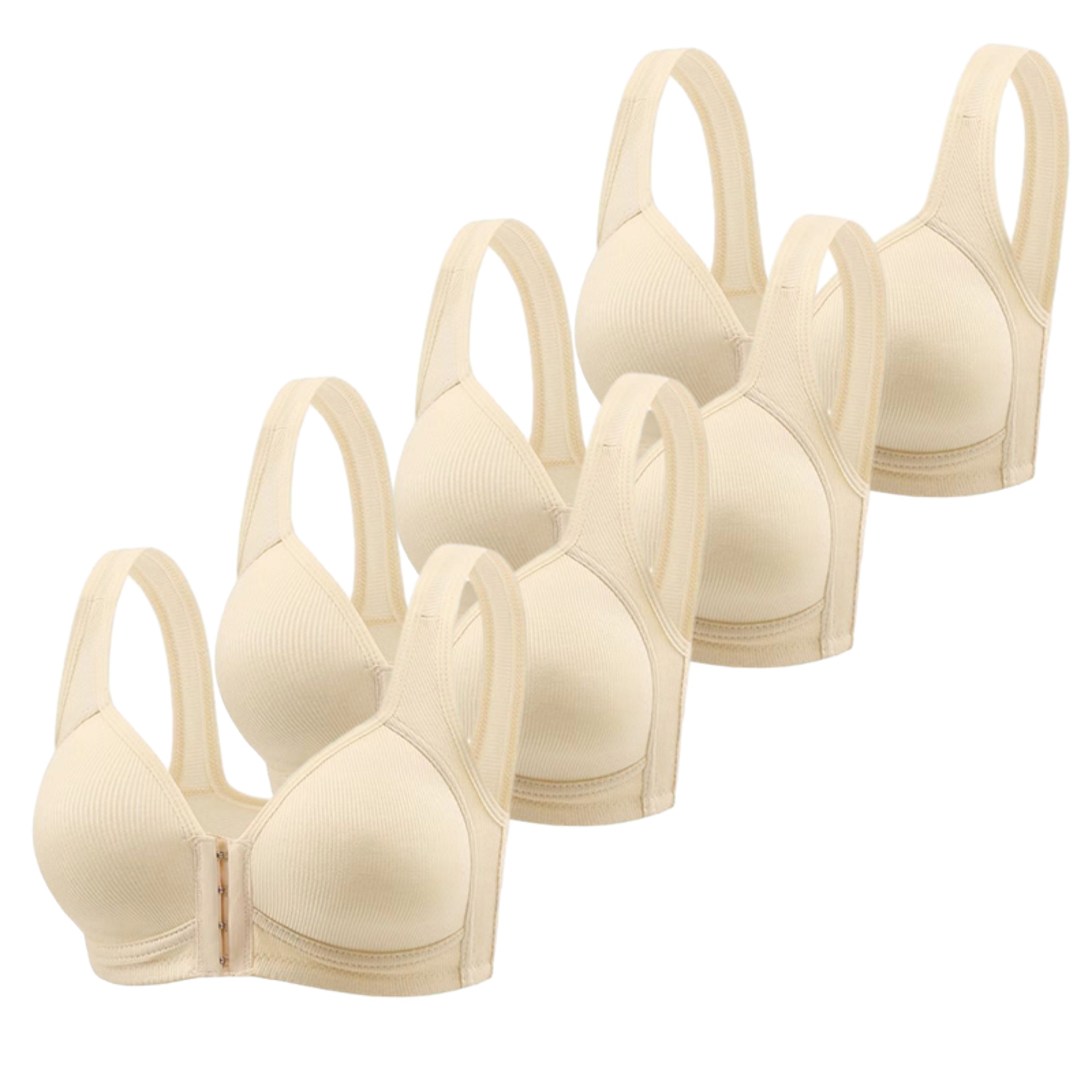 Fallsweet Wire Free Front Closure Bra For Women Full Coverage Comfort 9